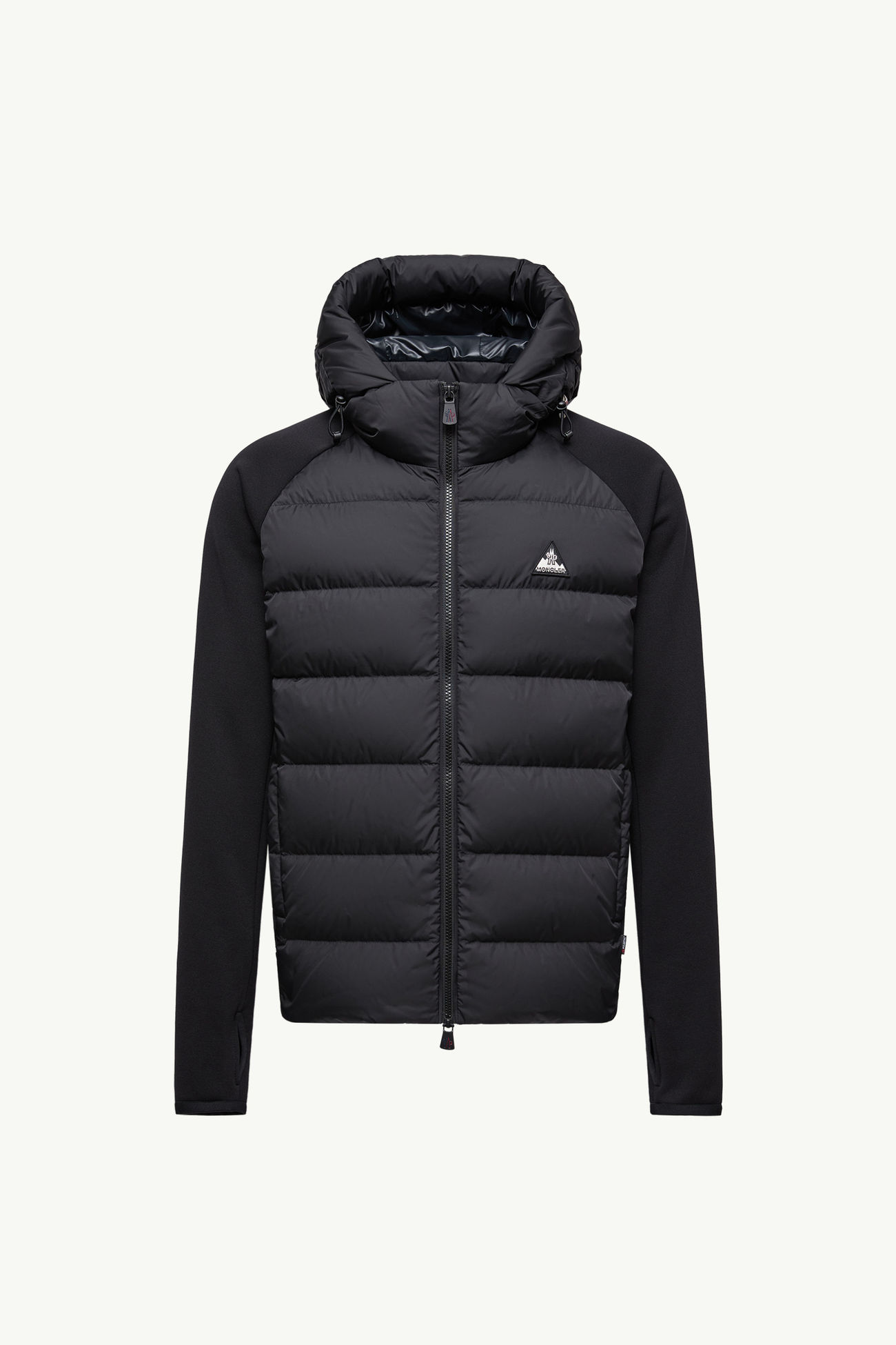 Polartec®夾層拉鏈連帽衫 男士 黑色 Moncler 2