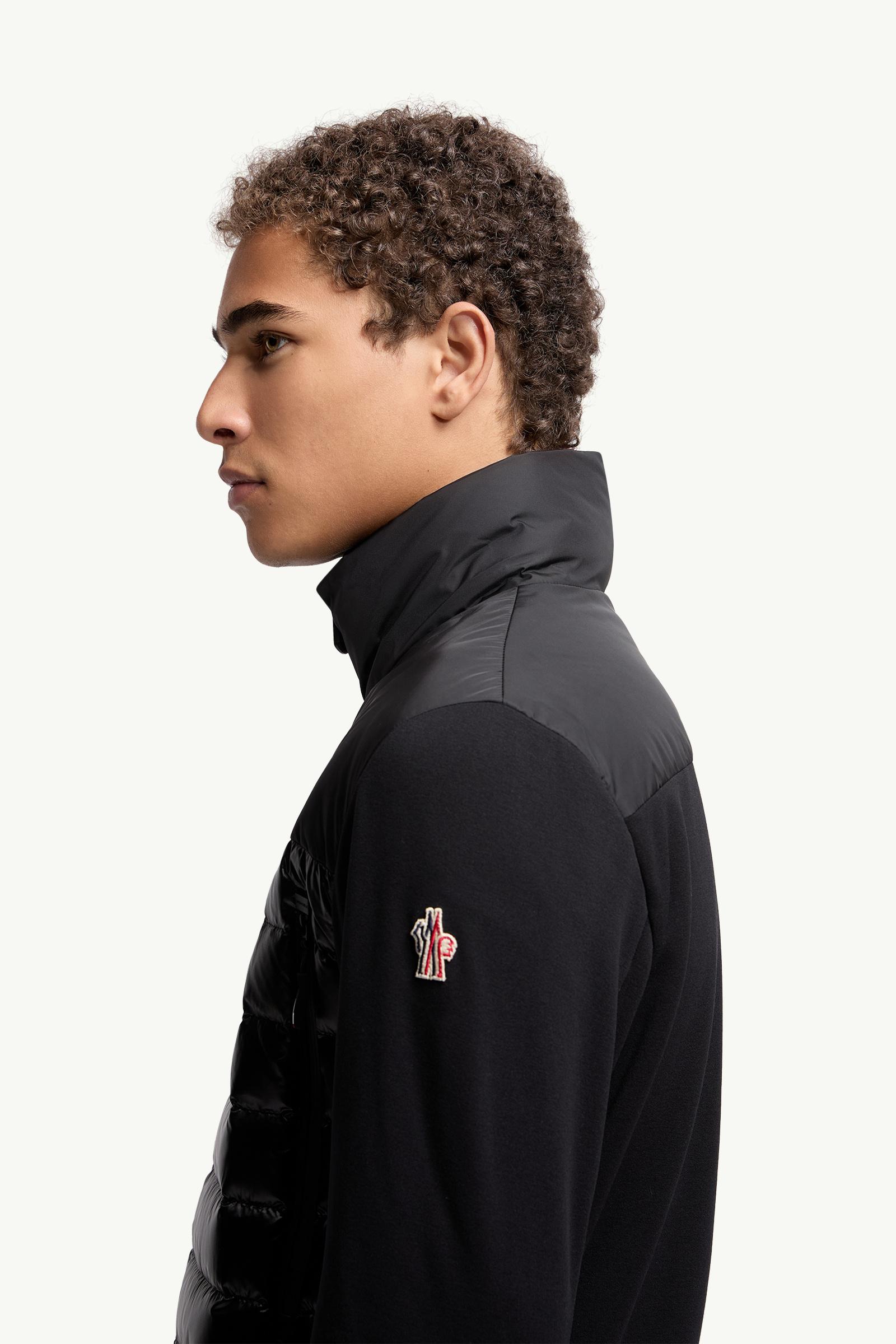 Padded Polartec® Zip-Up Sweatshirt Men Black Moncler 1