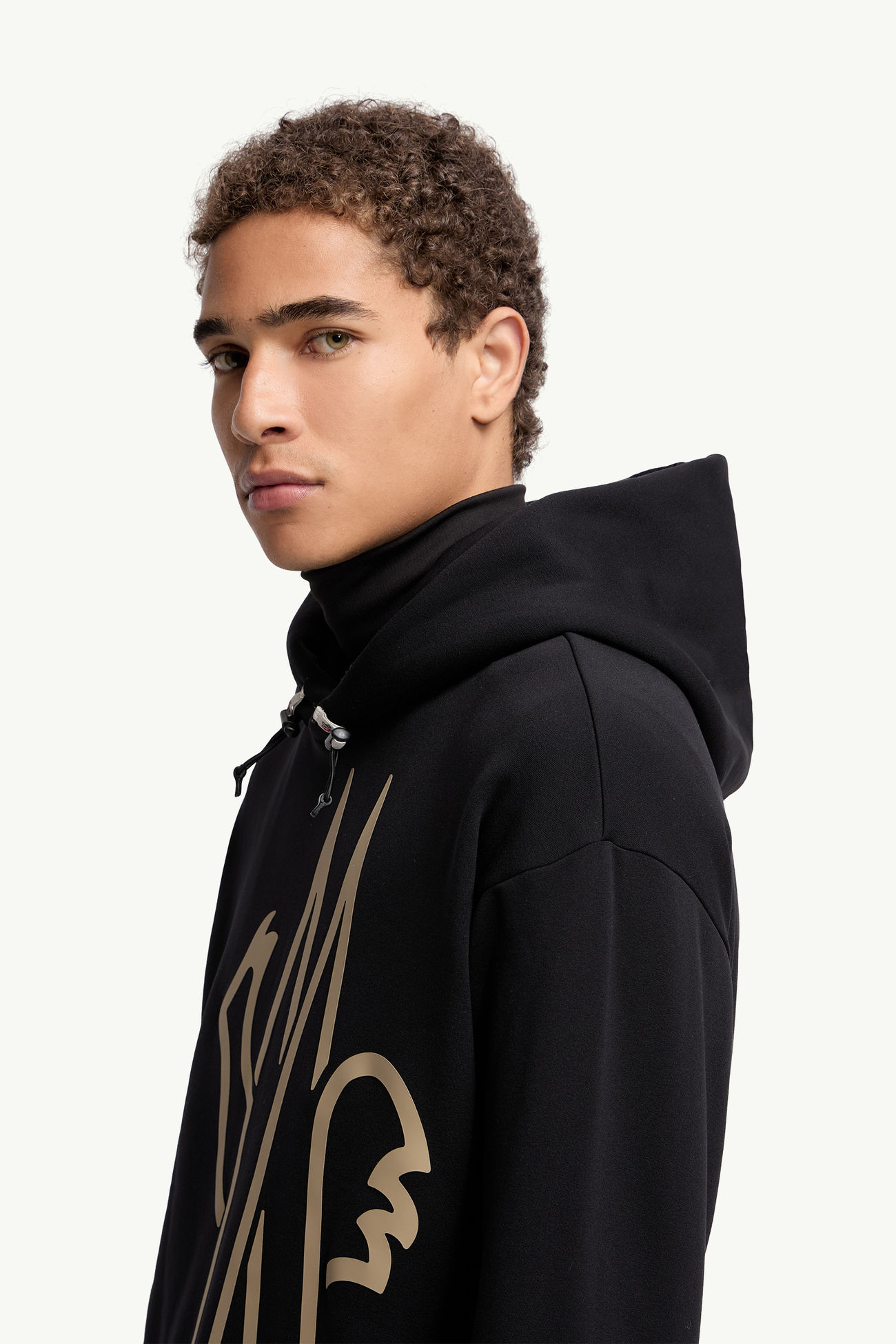 Sweat à capuche en Polartec® Hommes Noir Moncler 1