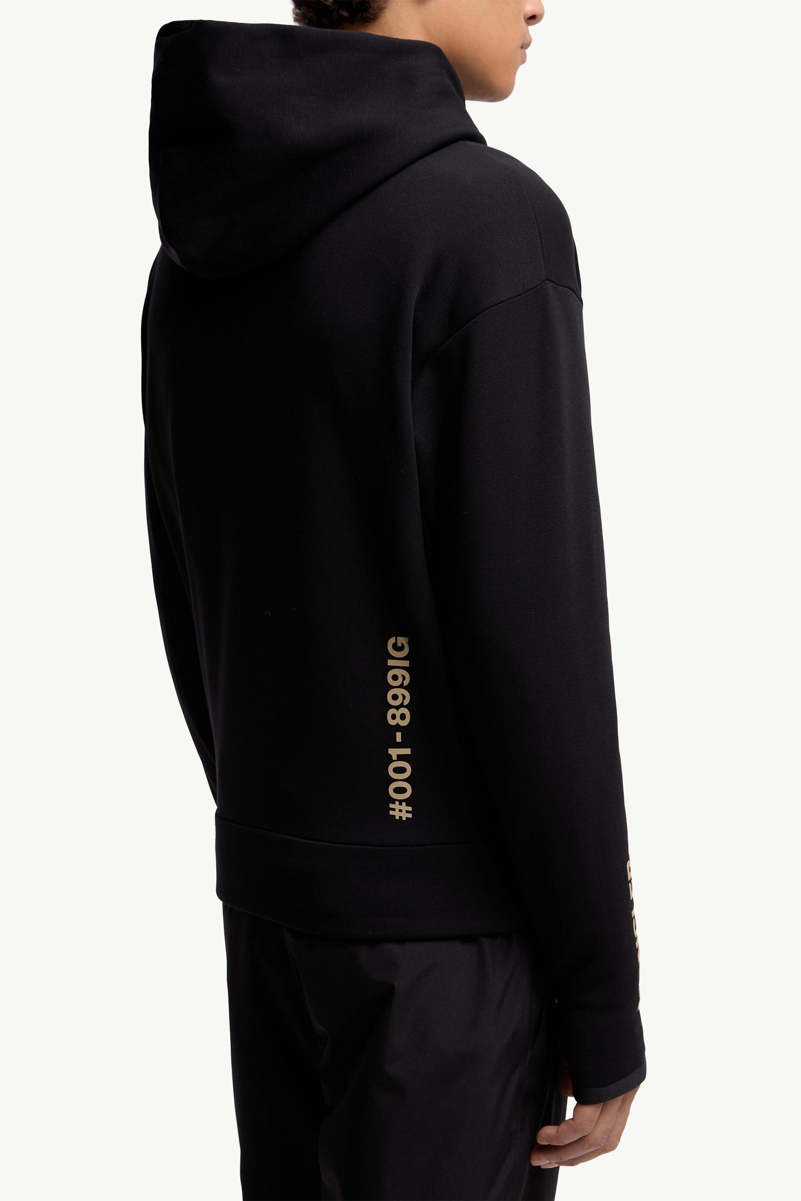 Black Polartec® Hoodie - Sweatshirts for Men | Moncler US