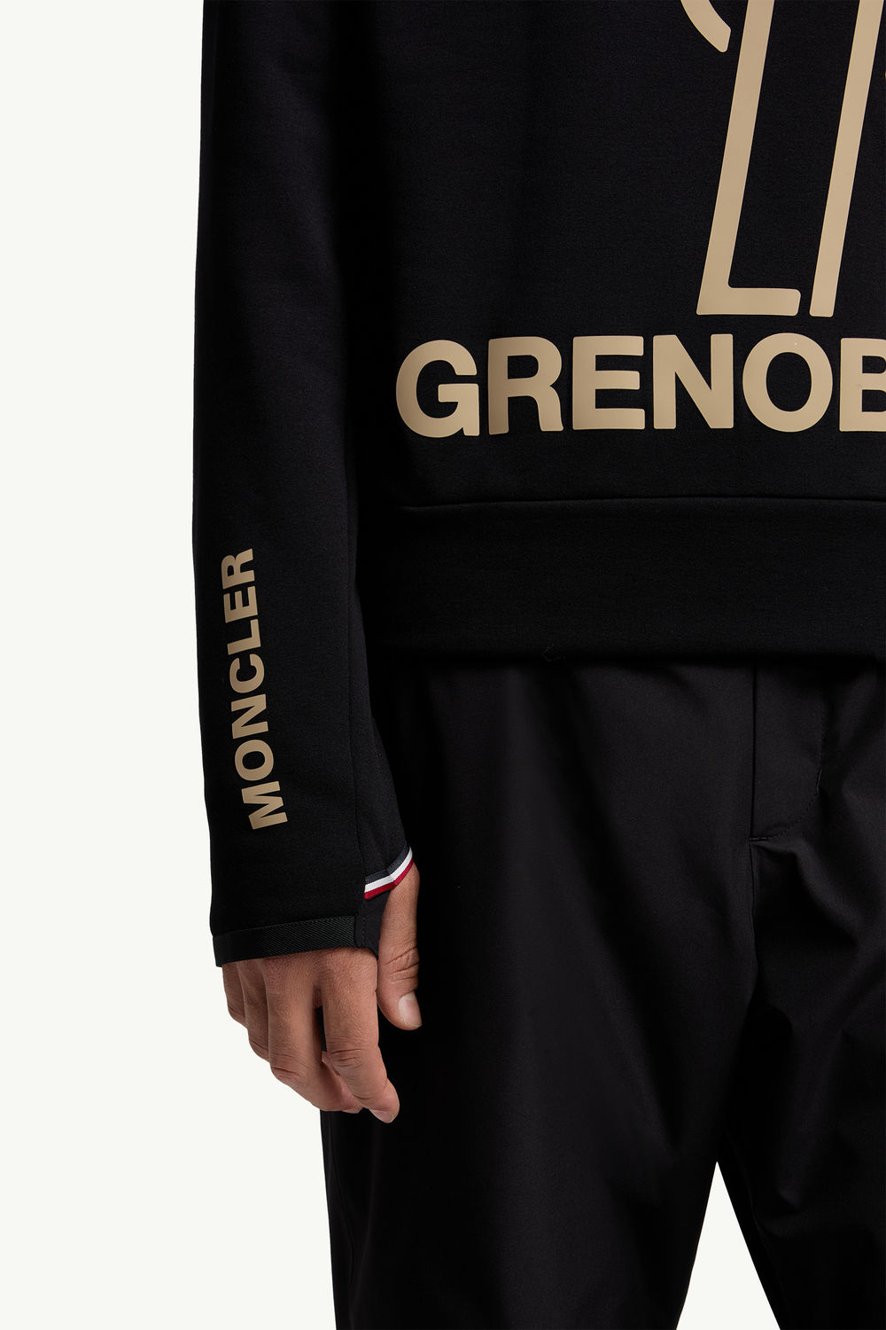 Sweat à capuche en Polartec® Hommes Noir Moncler 6