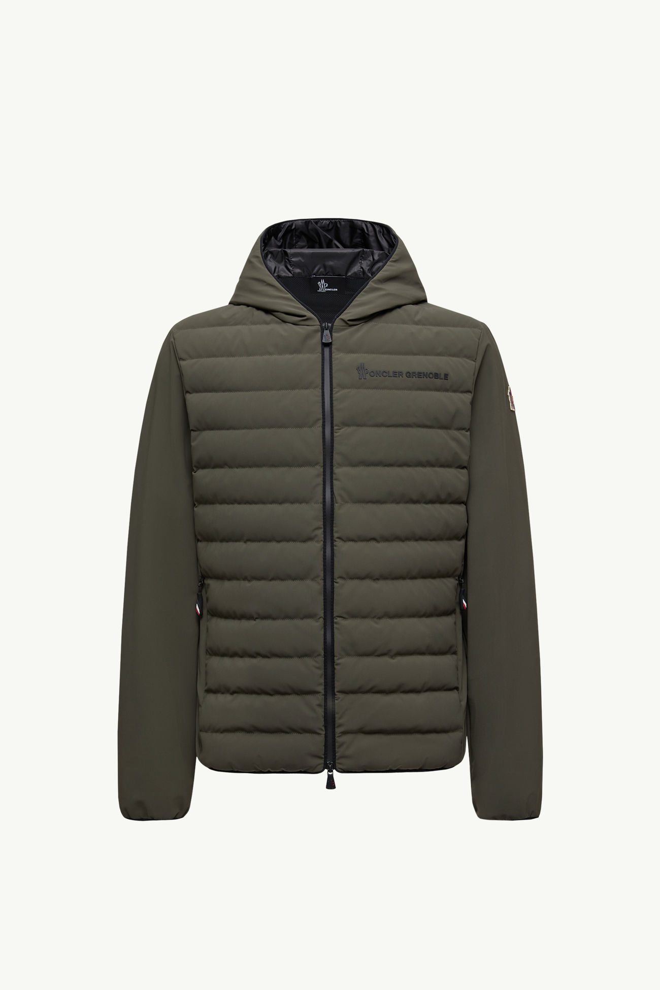 男士加衬拉链卫衣 男士 深绿色 Moncler 2