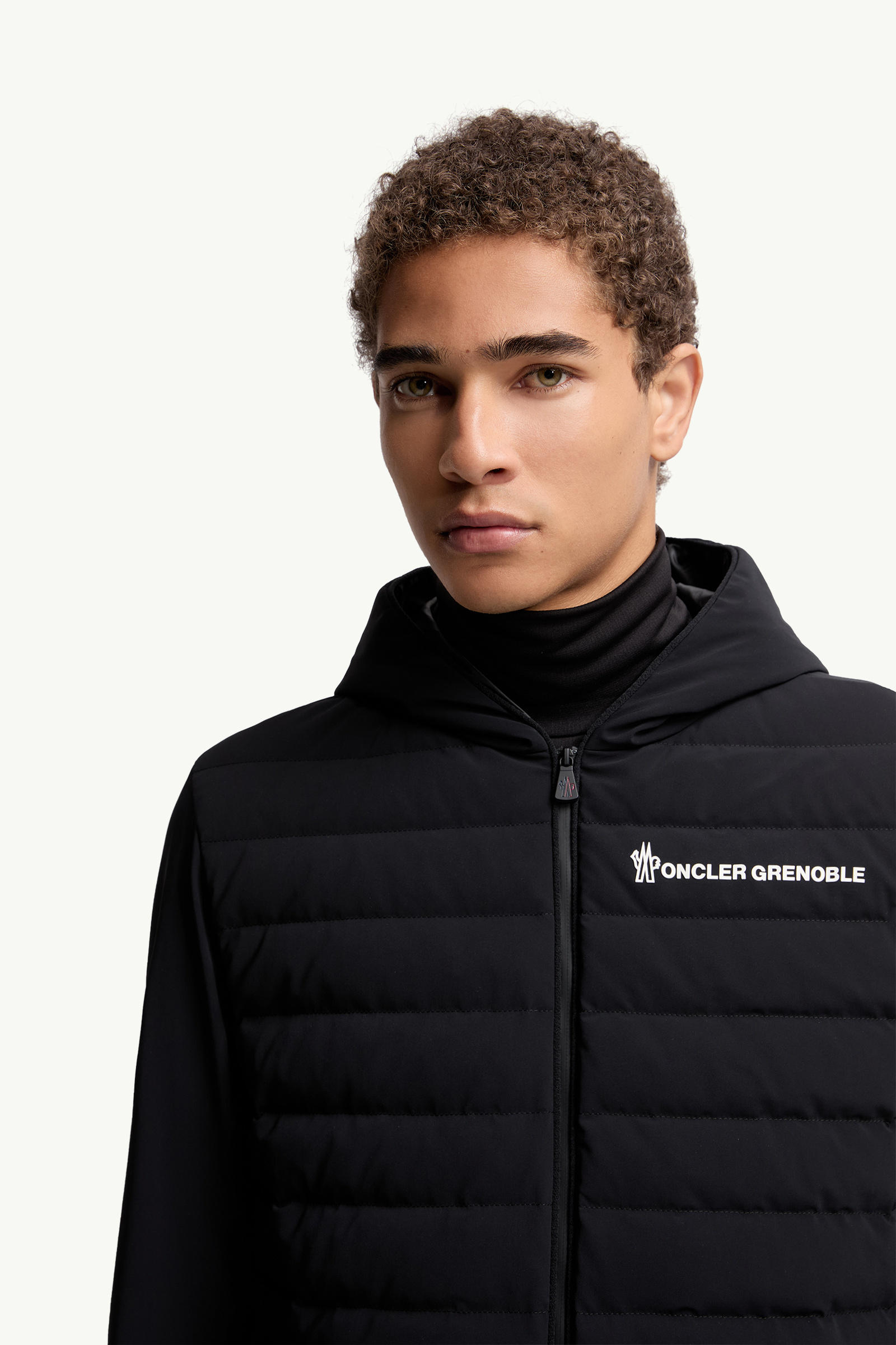 Padded Zip-Up Sweatshirt Men Black Moncler 6