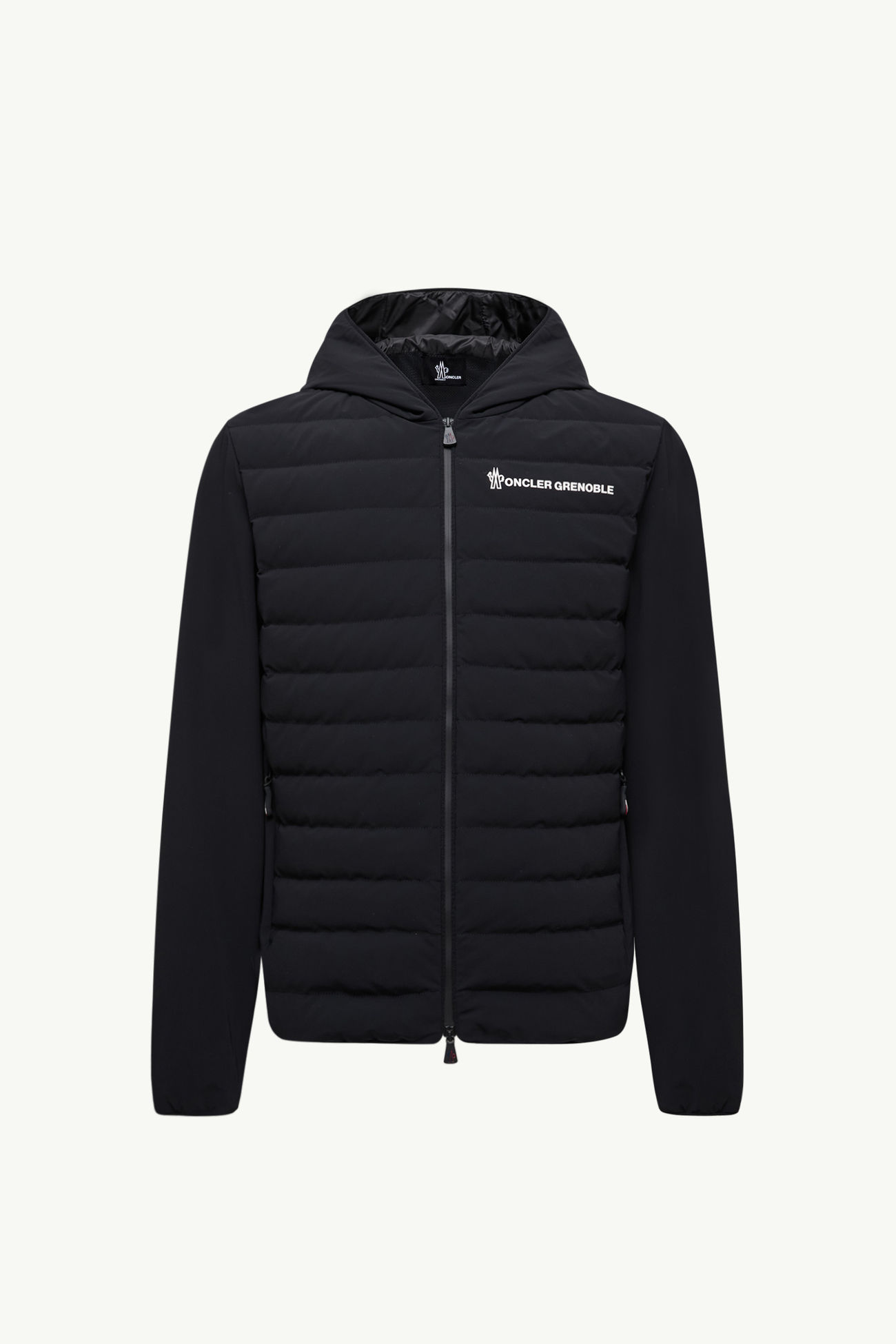 Wattiertes Zip-Up Sweatshirt Herren Schwarz Moncler 2