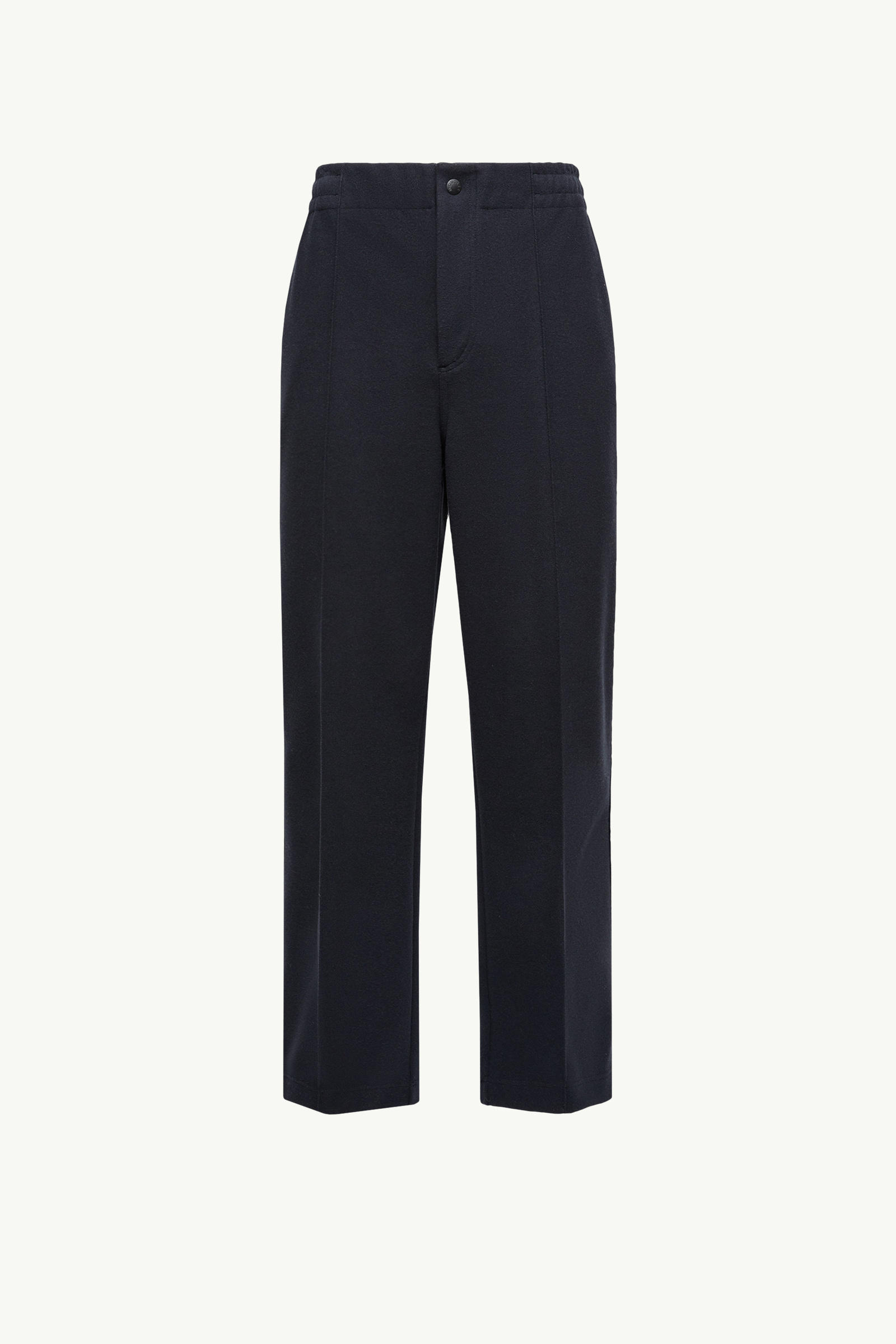 Pantalon de survêtement en coton à logo embossé Hommes Bleu marine Moncler 2
