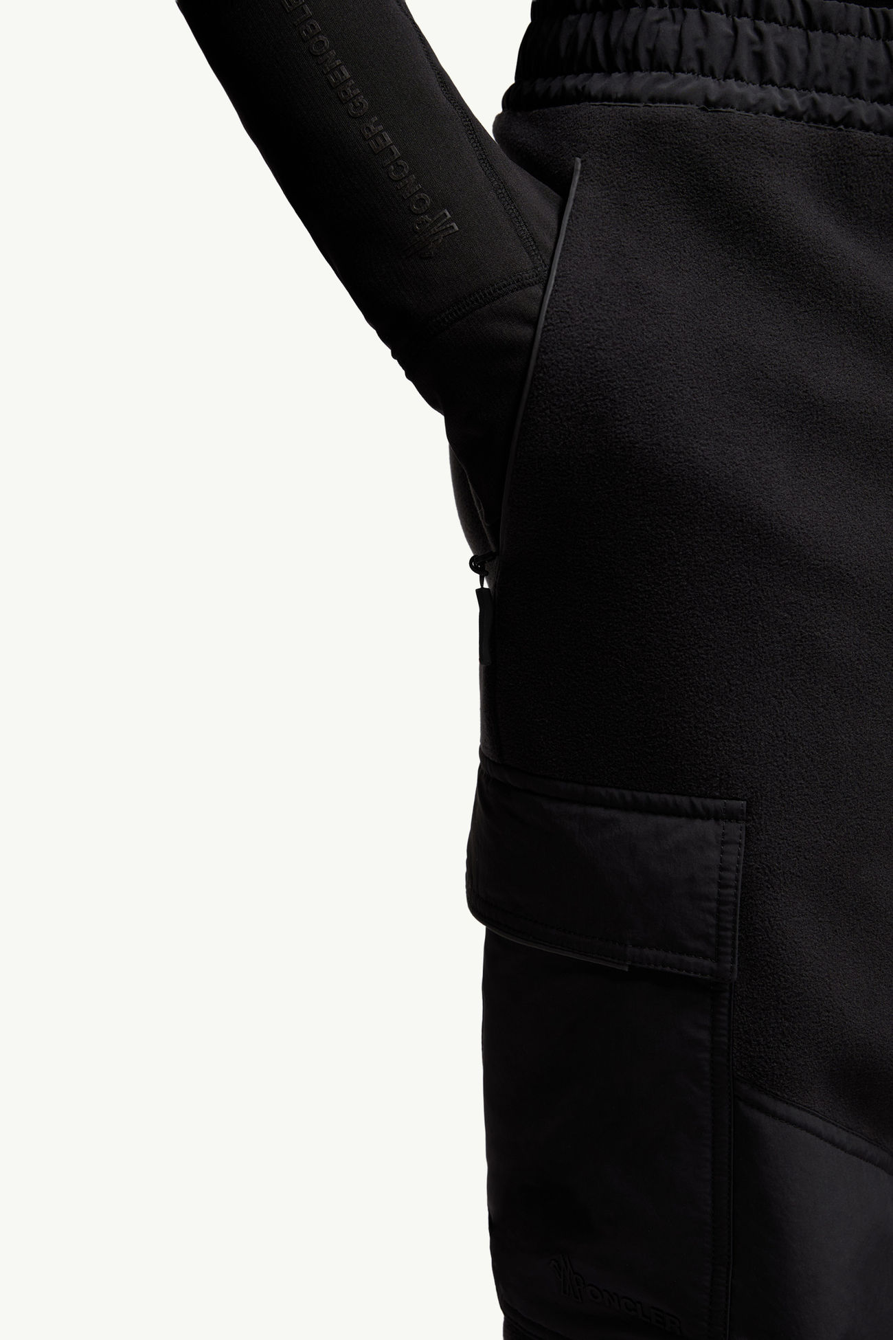 Pantaloni sportivi in Polartec® Uomo Nero Moncler 5
