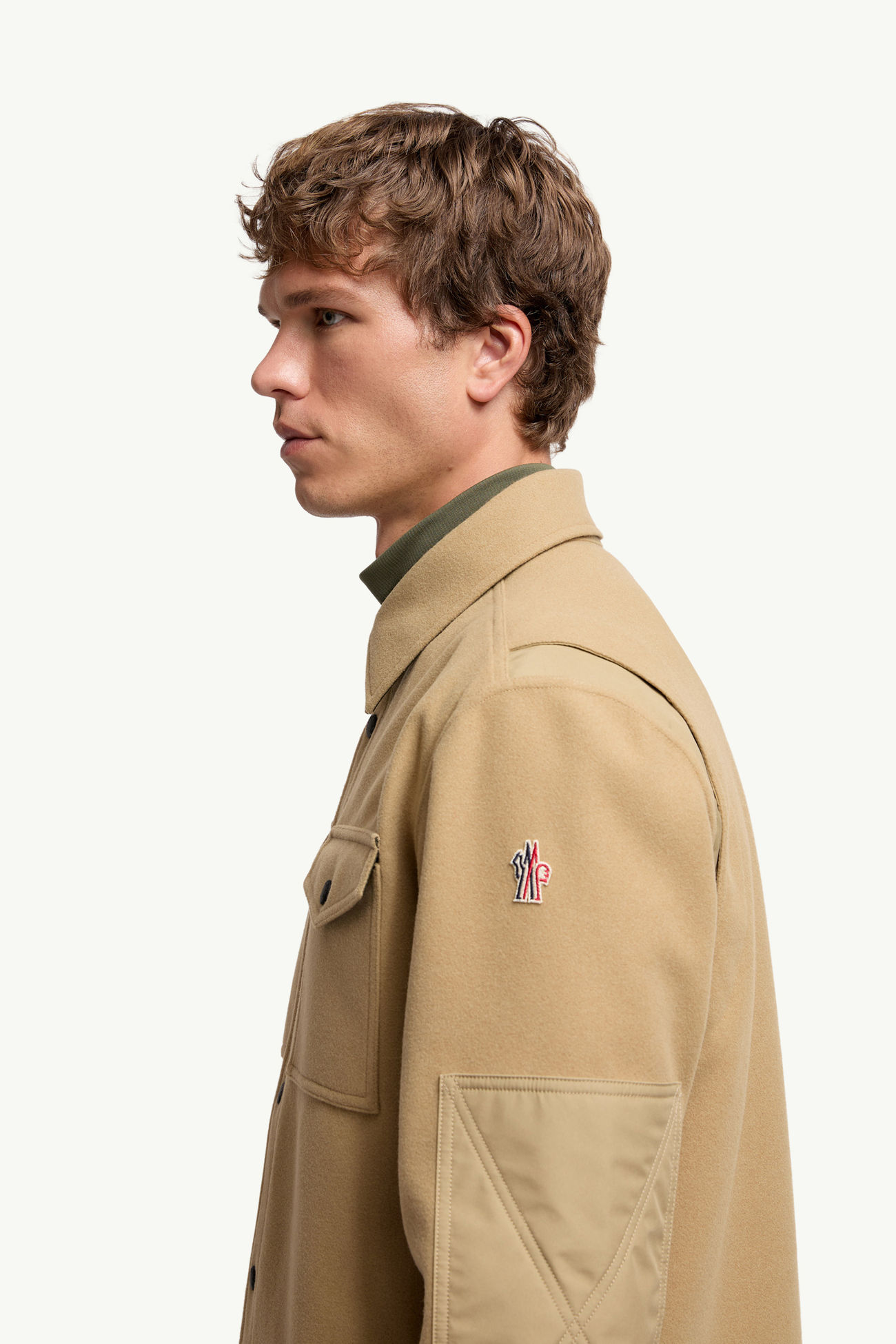 長袖恤衫 男士 米色 Moncler 1