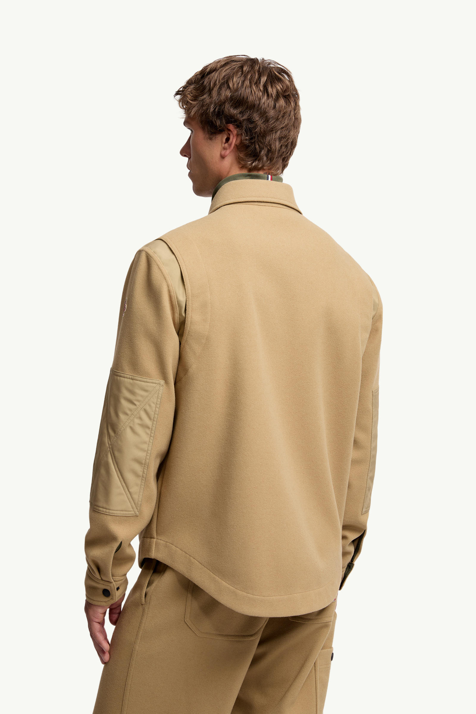 Long Sleeve Shirt Men Beige Moncler 4