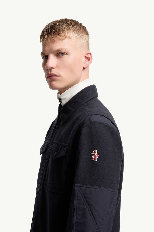 Camicia a maniche lunghe Uomo Blu Navy Moncler 1