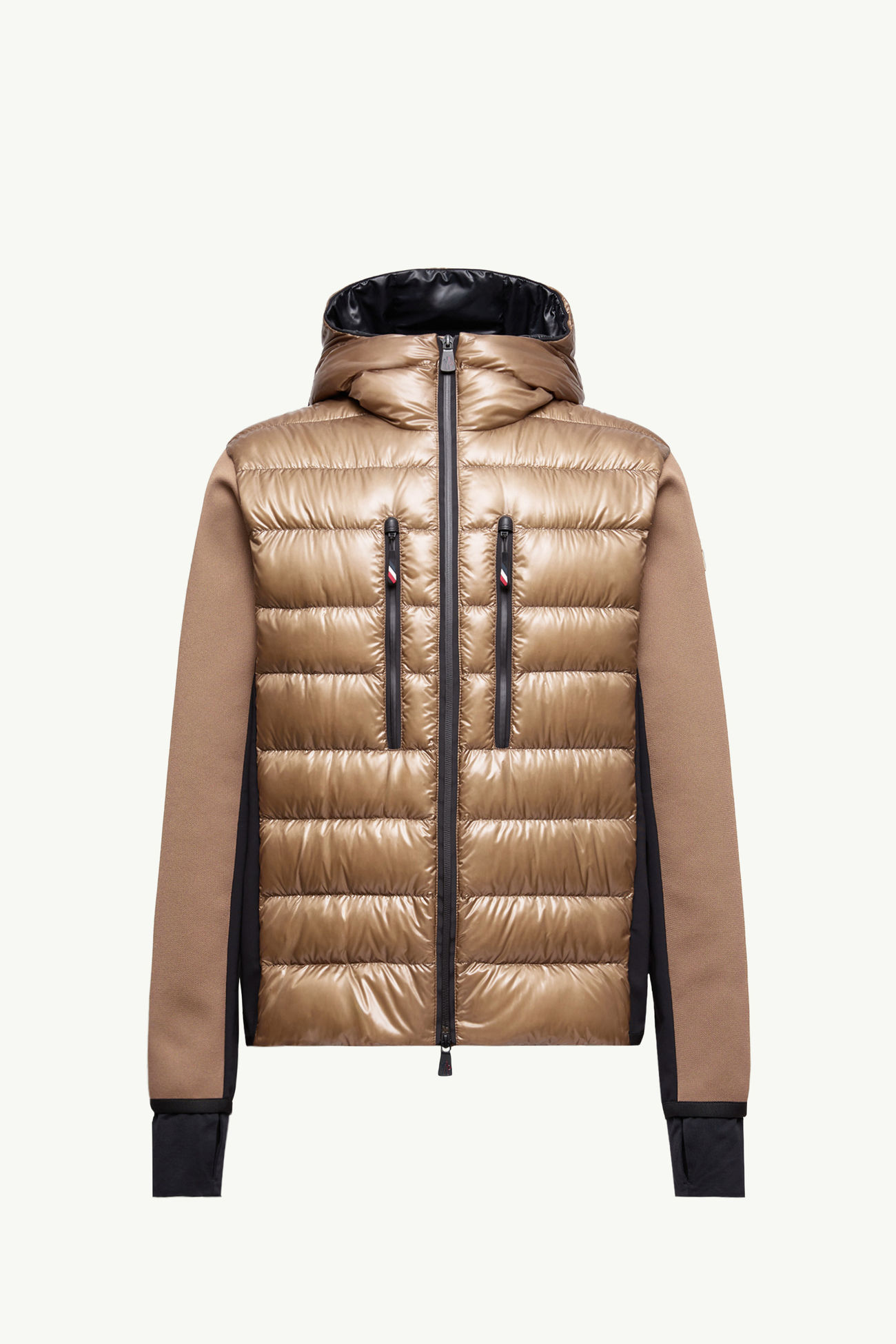 Cardigan zippé matelassé Hommes Beige Moncler 2