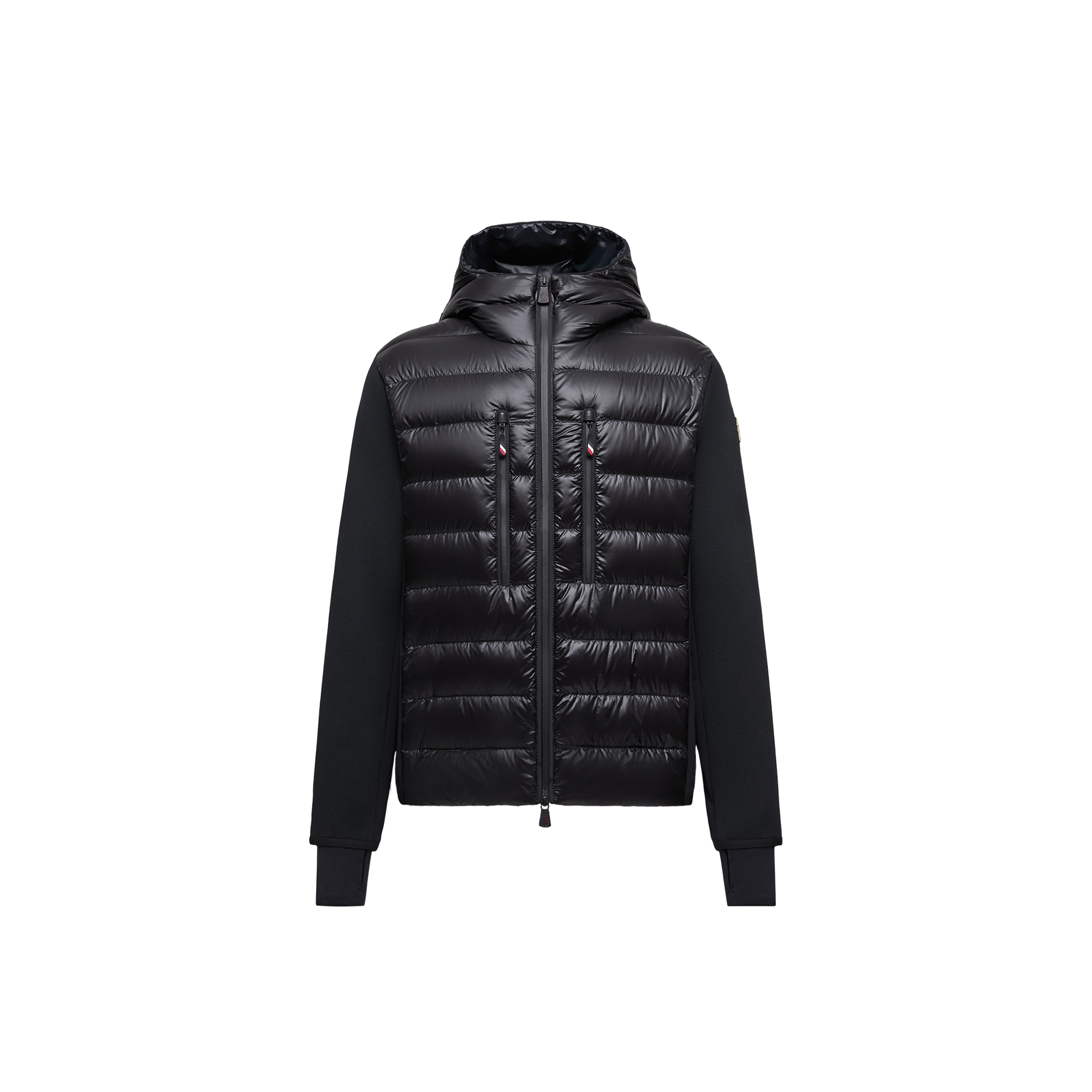 Grenoble    Padded Zip-Up Hoodie for Men in Black, Size: Xxl, Moncler