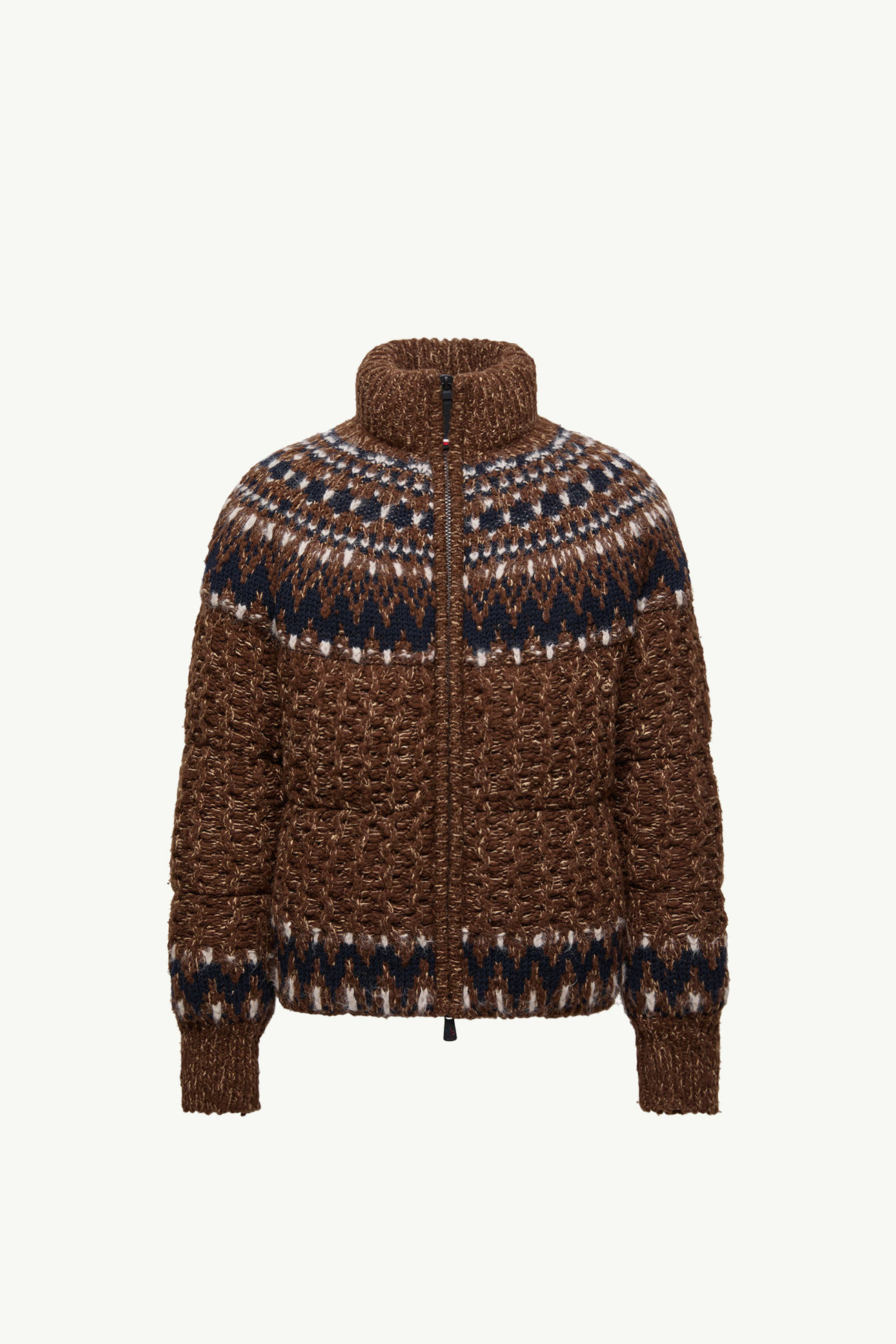 Plumífero de mezcla de lana Indren Hombre Azul & Marrón Moncler 2
