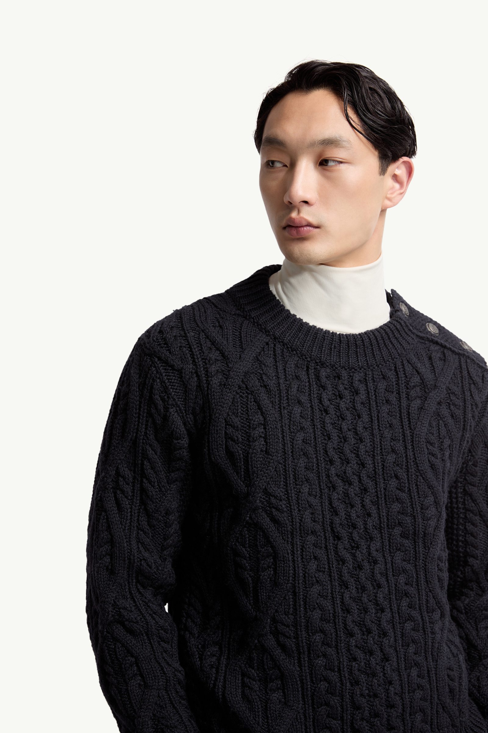 moncler ニット MONCLER GRENOBLE Logo-appliquéd knitted wool-blend headband | NET