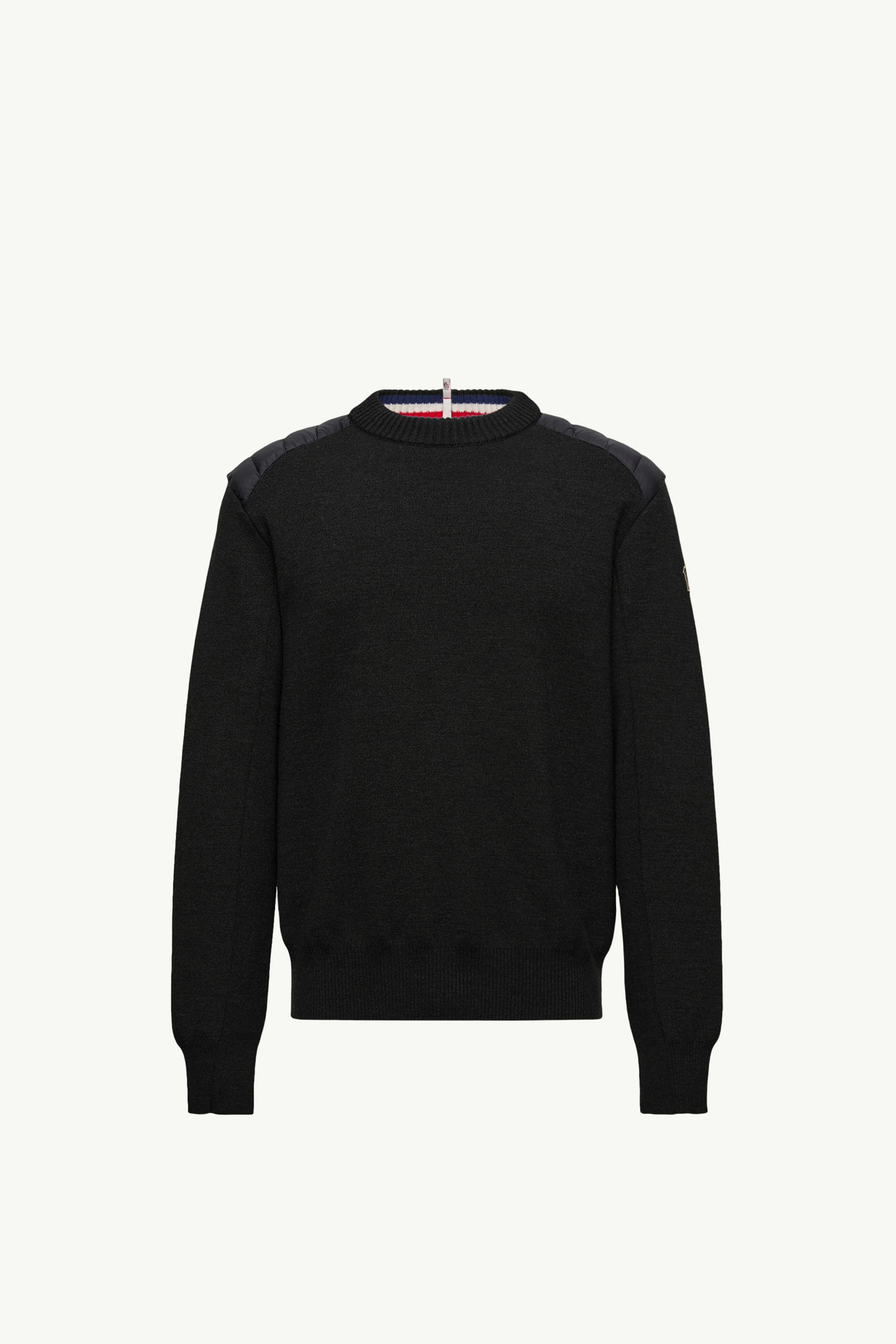Daunen-Pullover aus einer Wollmischung Herren Schwarz Moncler 2