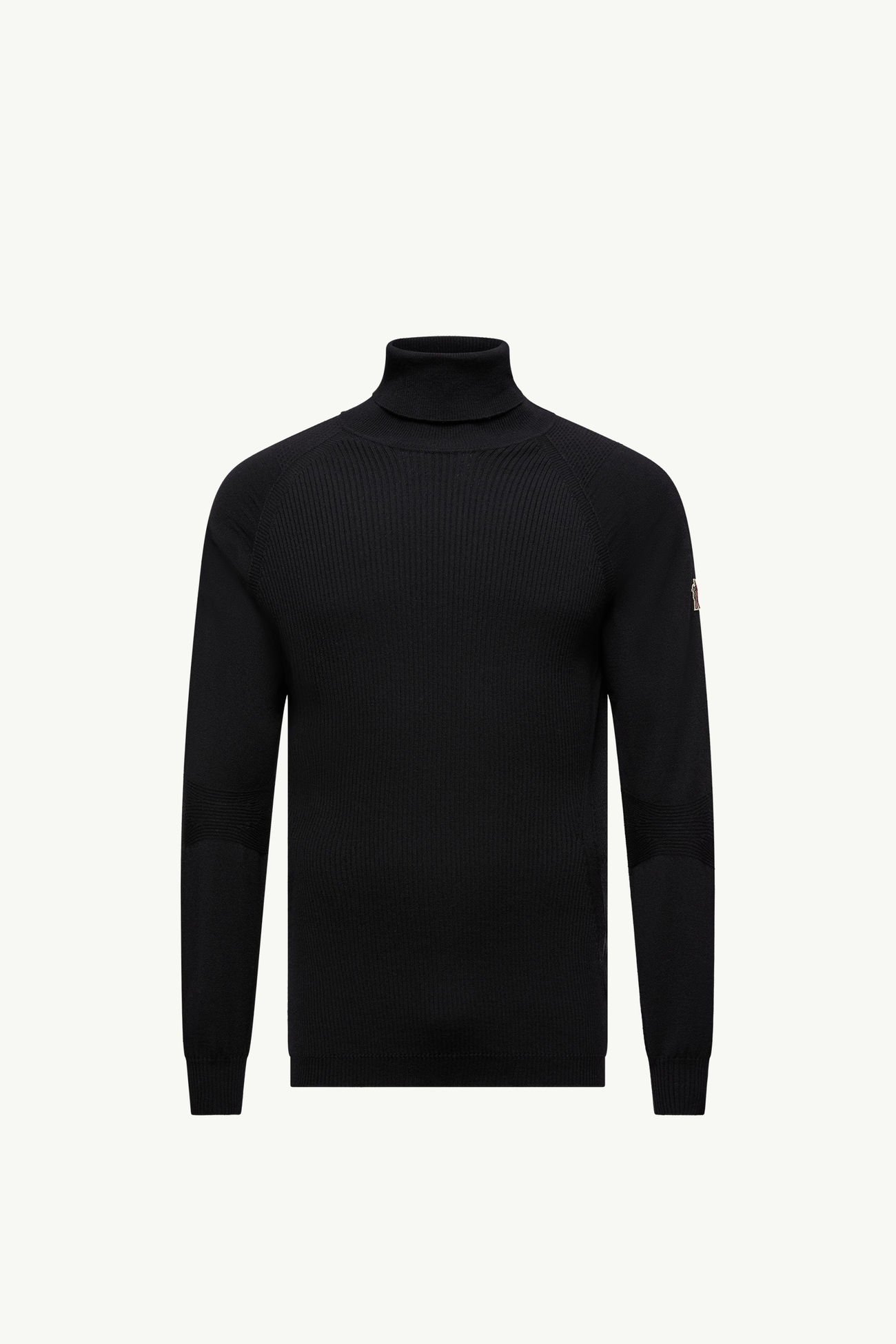 Wool Turtleneck Sweater Men Black Moncler 2