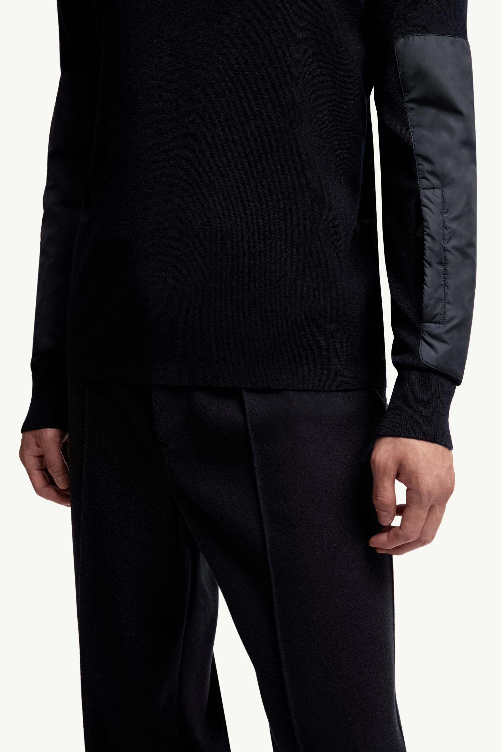 Wool Turtleneck Sweater Men Navy Blue Moncler 5