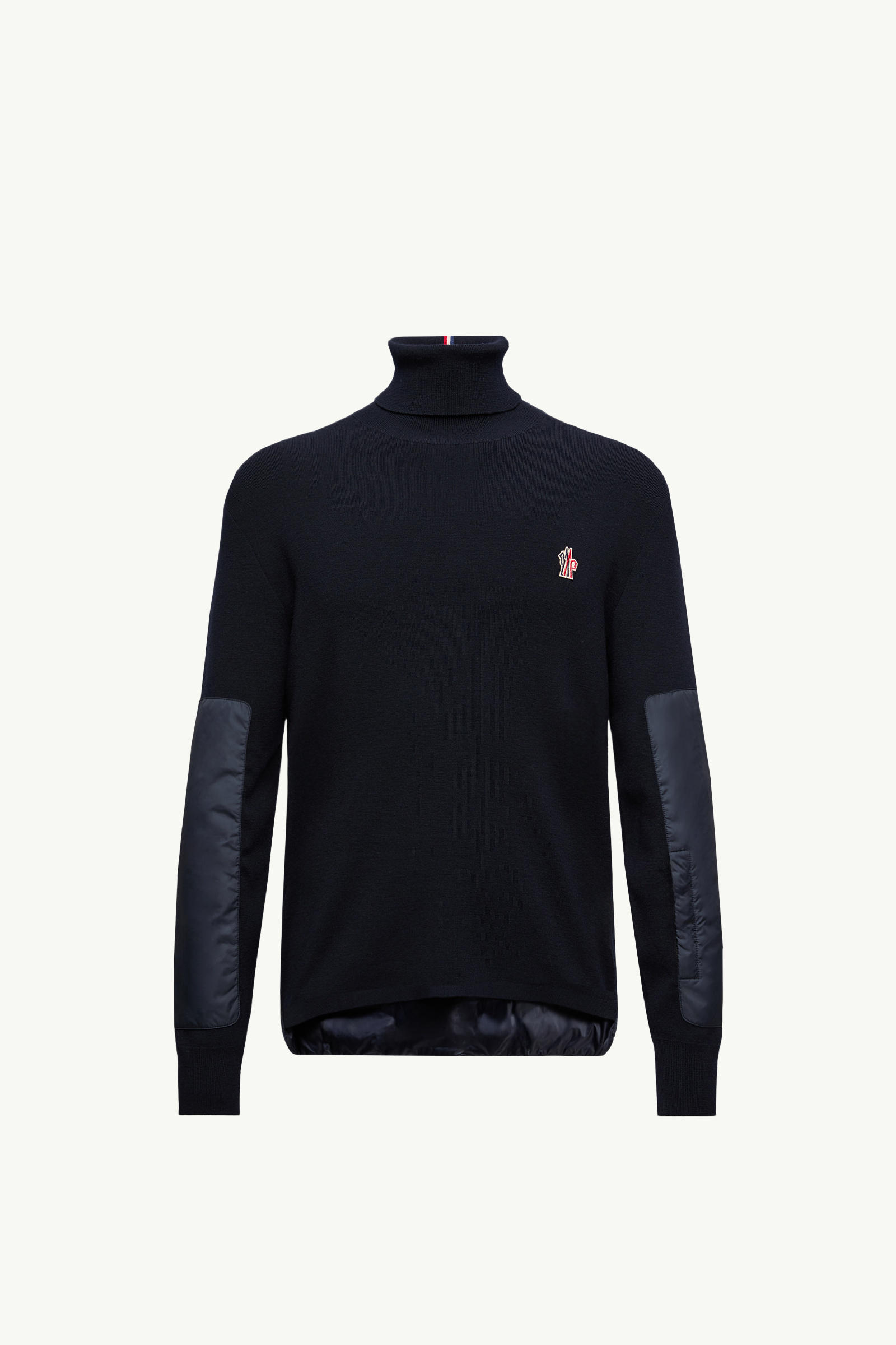 Pull à col roulé en laine Hommes Bleu marine Moncler 2