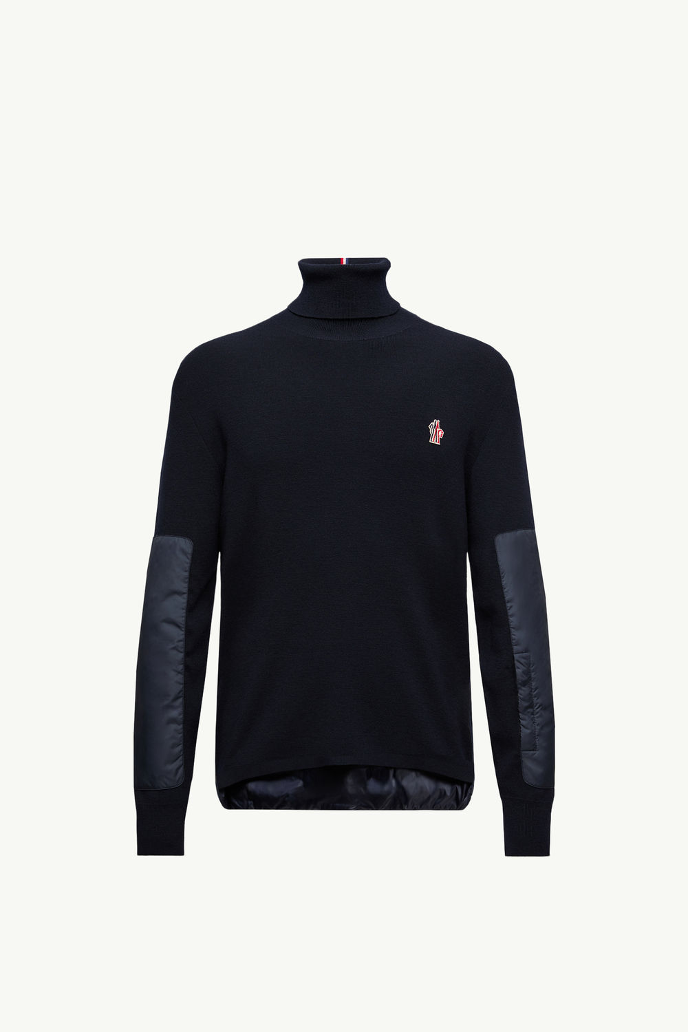 Rollkragenpullover aus Wolle Herren Navyblau Moncler 2