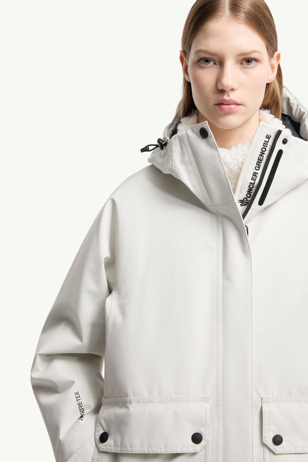 Bwindi GORE-TEX男士连帽滑雪夹克外套 女士 白色 Moncler 6