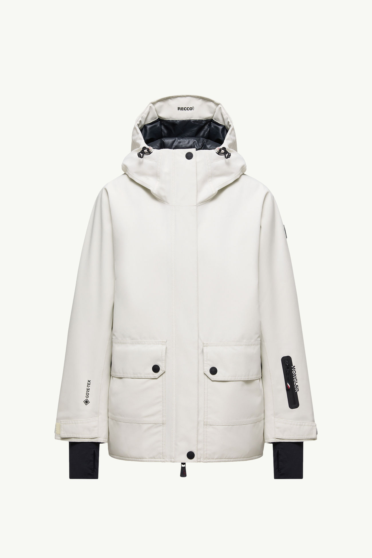 Bwindi Hooded GORE-TEX Ski Jacket Women White Moncler 2