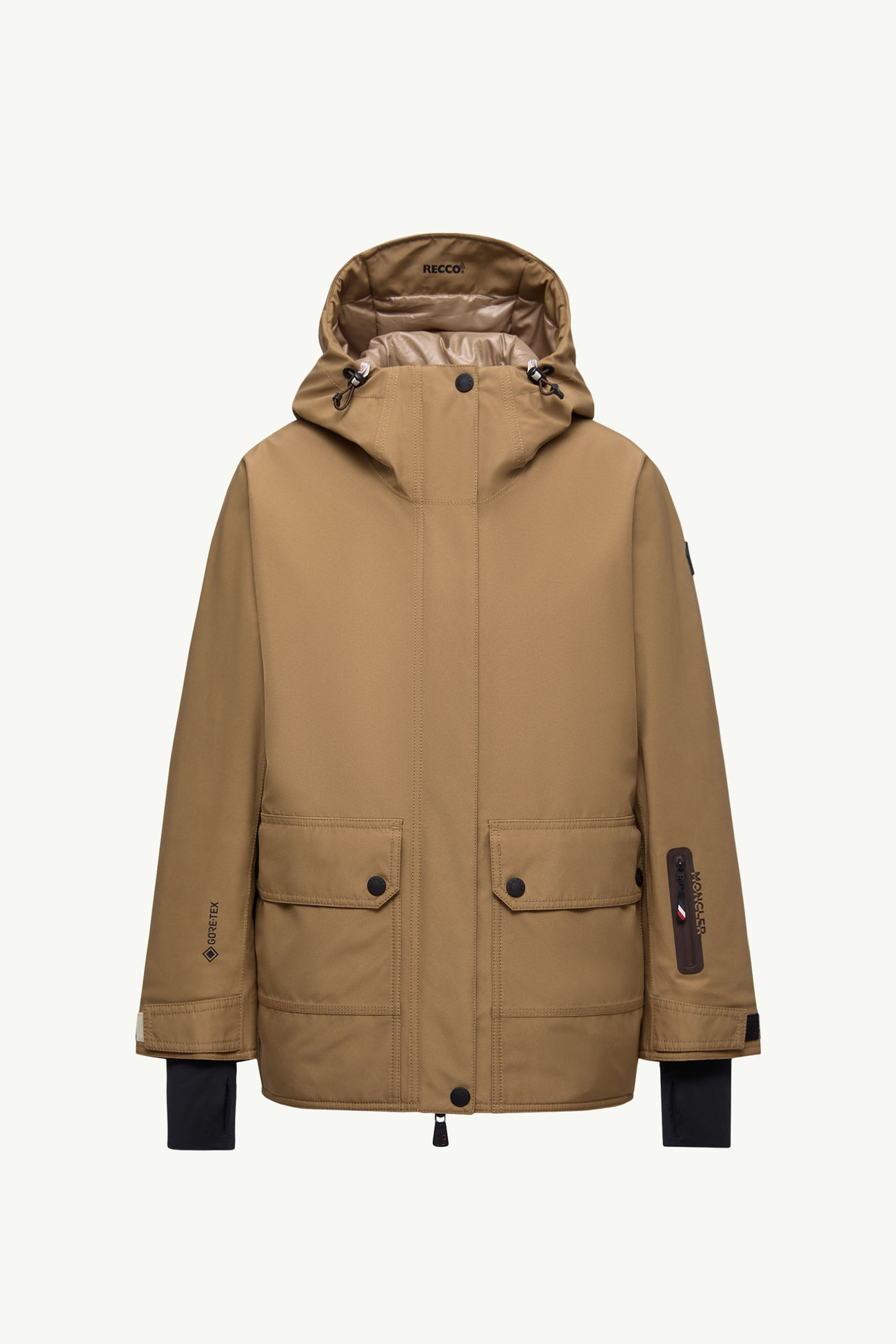 Bwindi GORE-TEX Skijacke mit Kapuze Damen Hellbraun Moncler 2