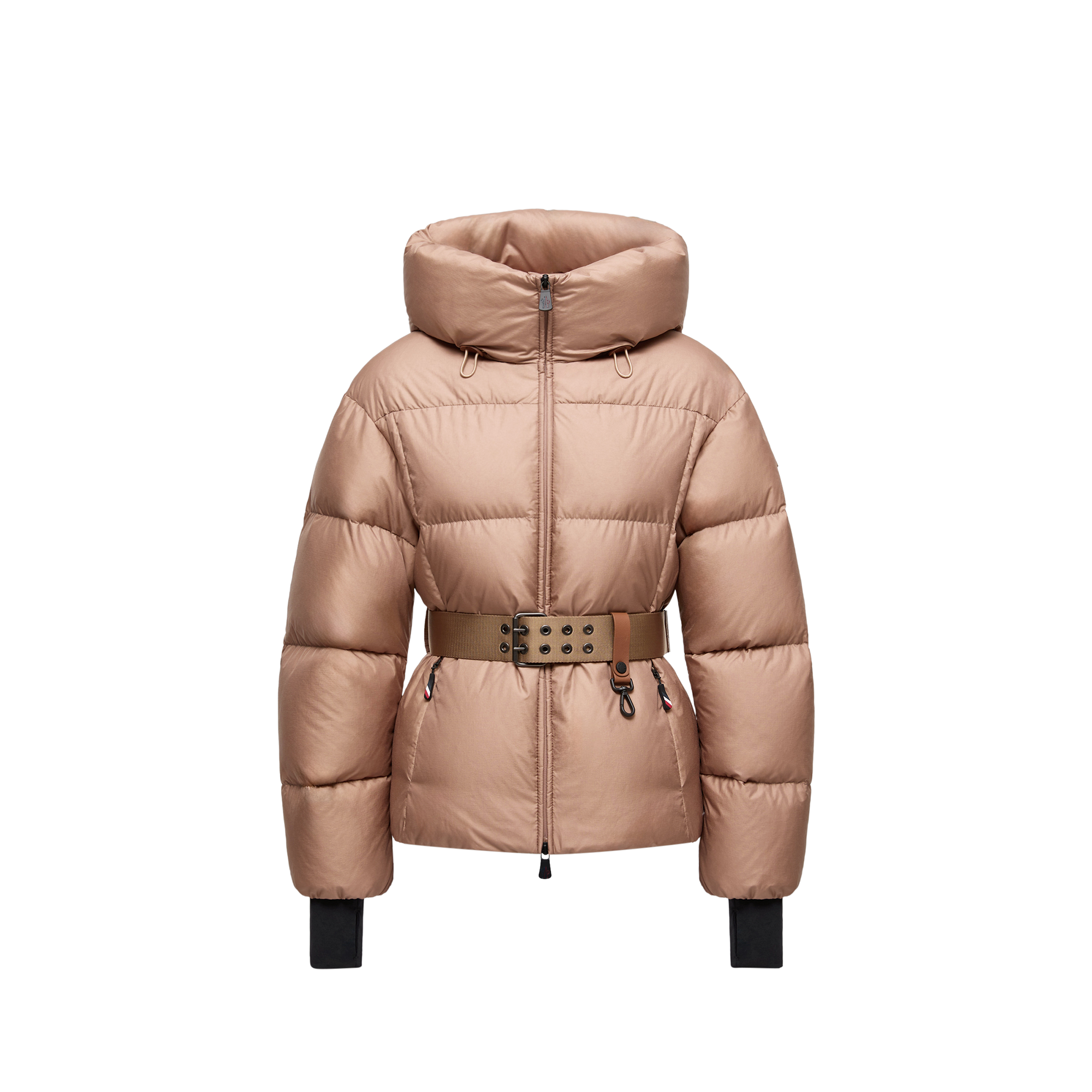 MONCLER GRENOBLE Nisene Hooded Short Down Jacket, Women, Pink, Size: 1