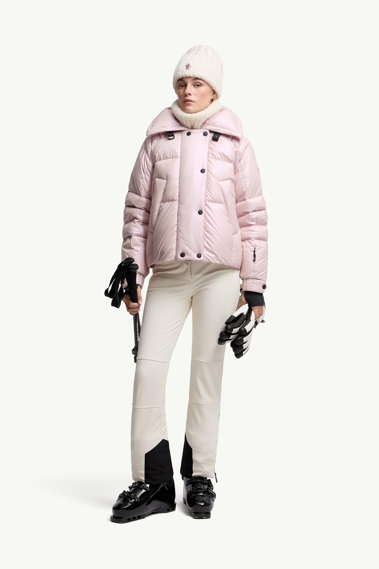 Shiny Pink Jeita Down Ski Jacket - Short Down Jackets for
