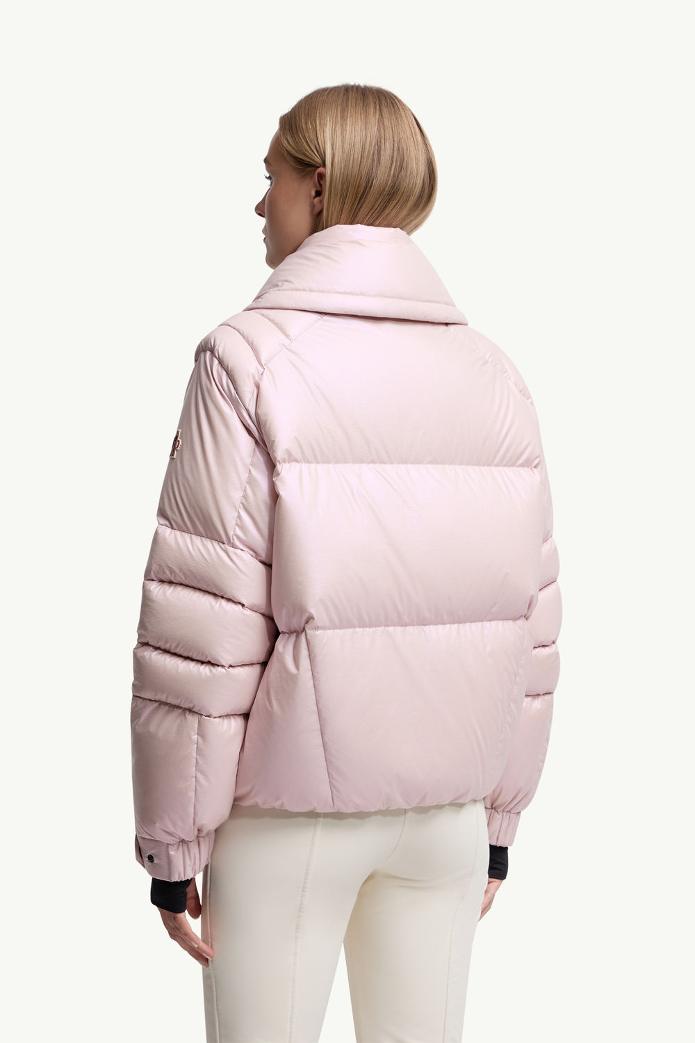 Jeita Down Ski Jacket Women Shiny Pink Moncler 4