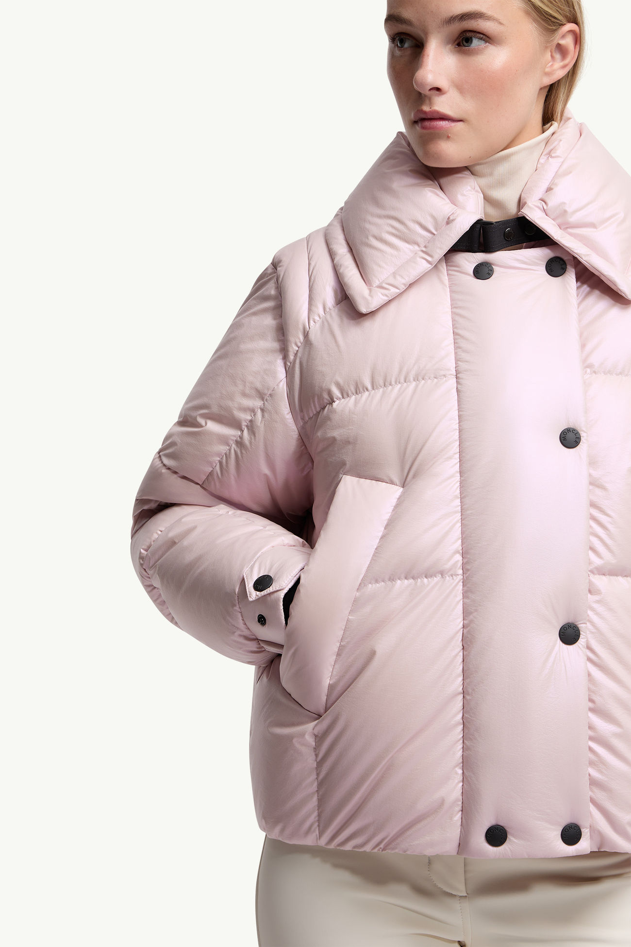 Giacca da Sci Imbottita Jeita Donna Rosa Lucido Moncler 6