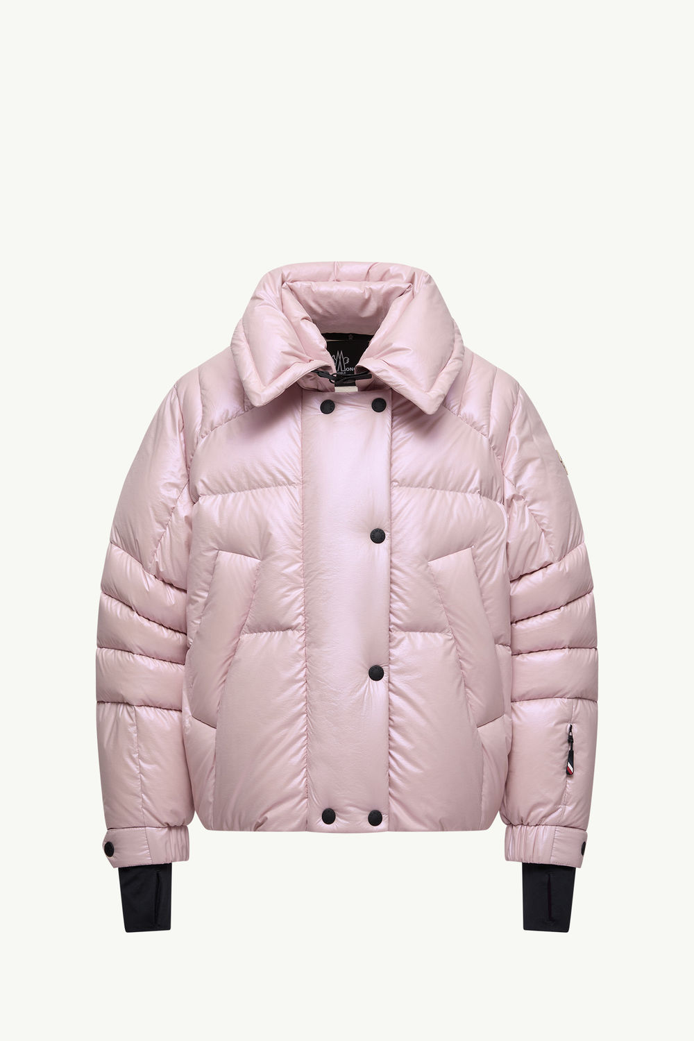 Jeita Down Ski Jacket Women Shiny Pink Moncler 2