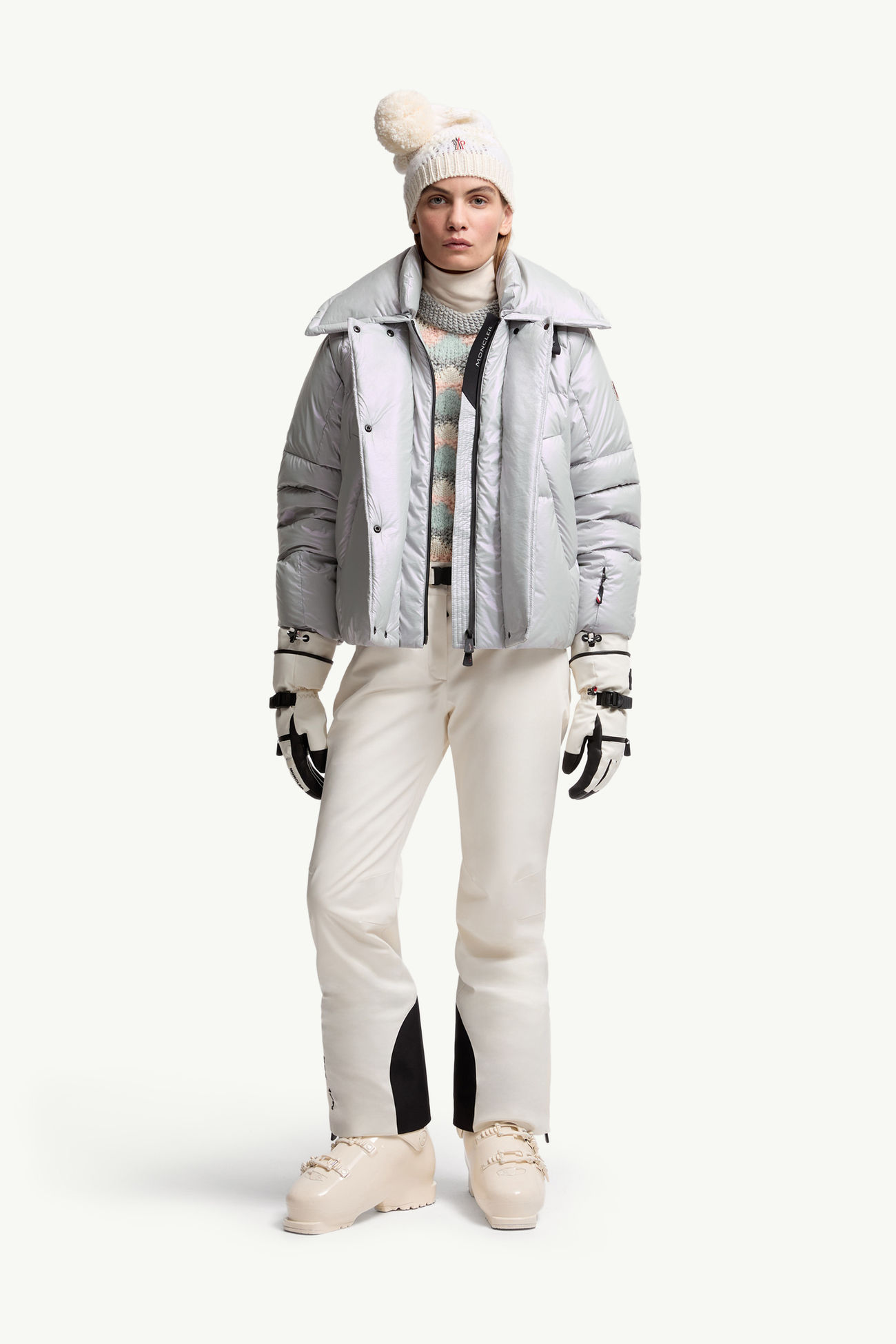 Jeita Insulated Ski Jacket Women Light Blue Moncler 0