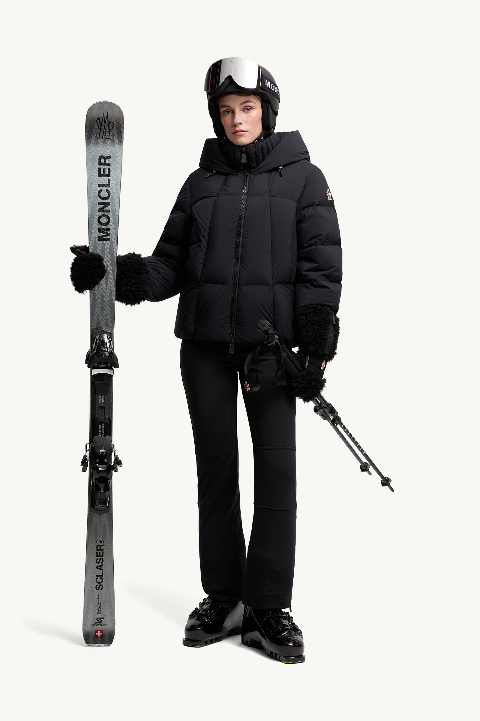 Doudoune de ski à capuche Bonnieure Femmes Noir Moncler 0
