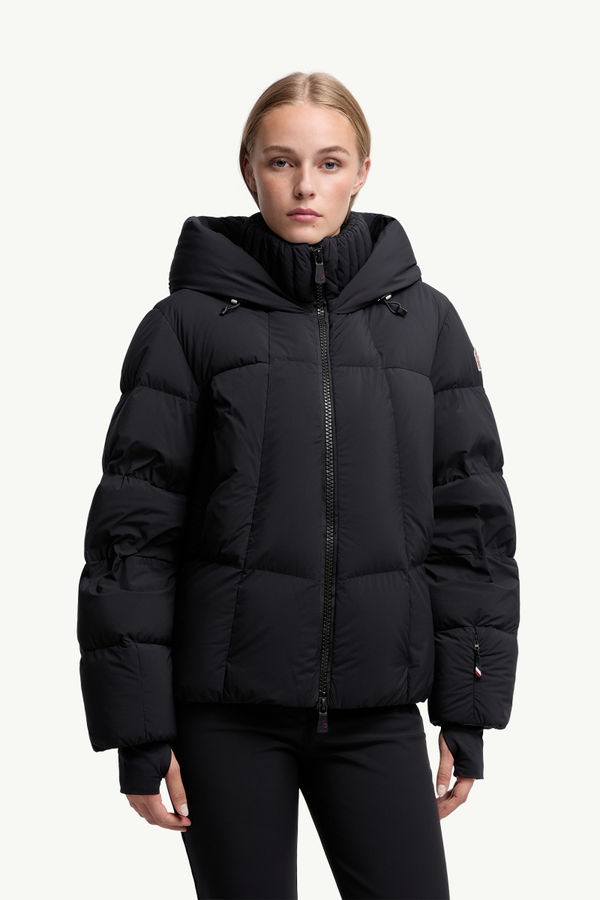 Bonnieure Hooded Down Ski Jacket Women Black Moncler 3