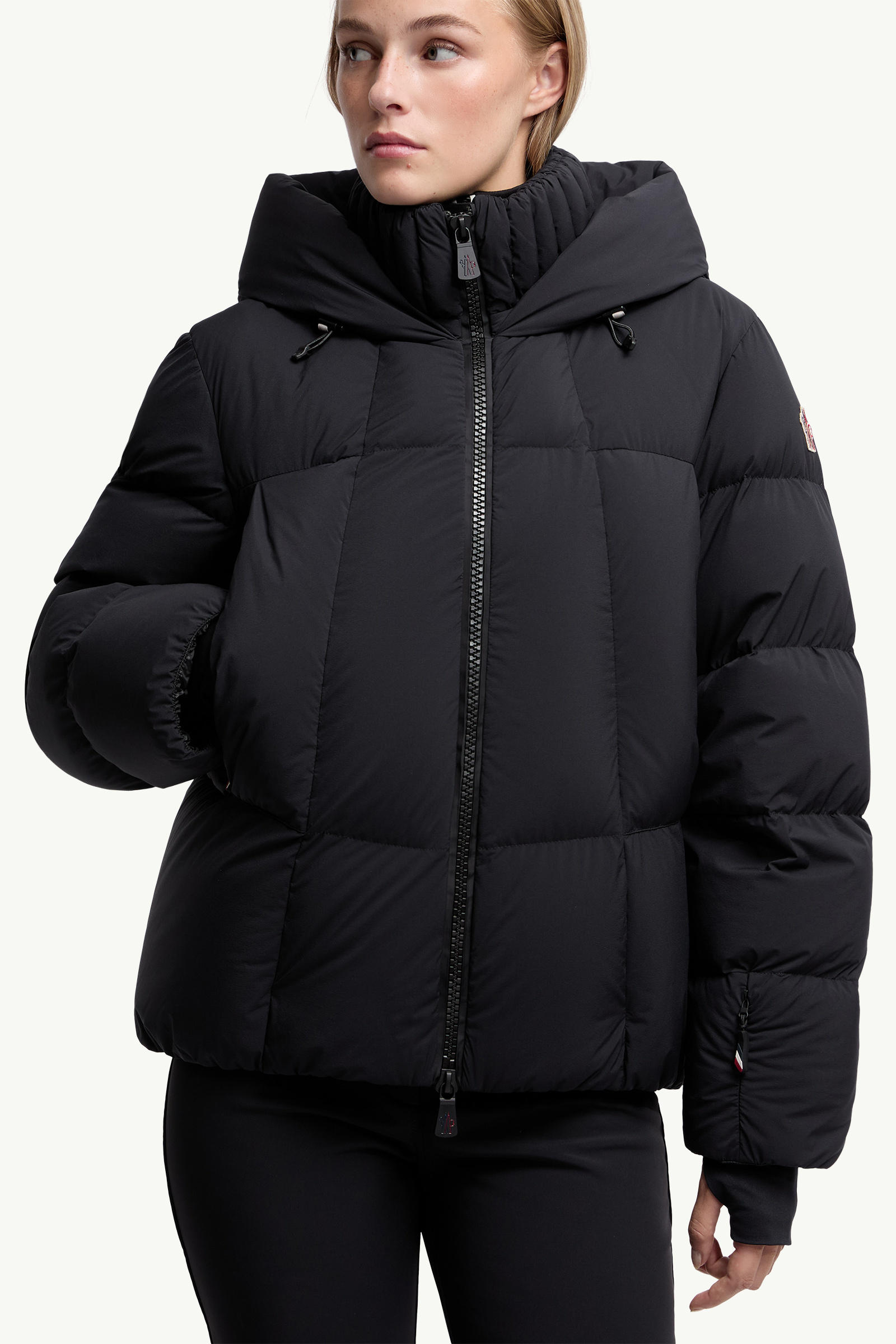 Bonnieure Hooded Down Ski Jacket Women Black Moncler 5