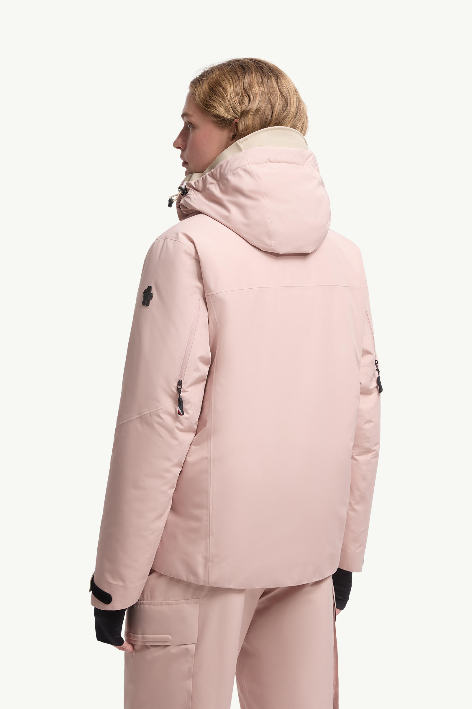 Ampay GORE-TEX gefütterte Skijacke mit Kapuze Damen Pink Moncler 4