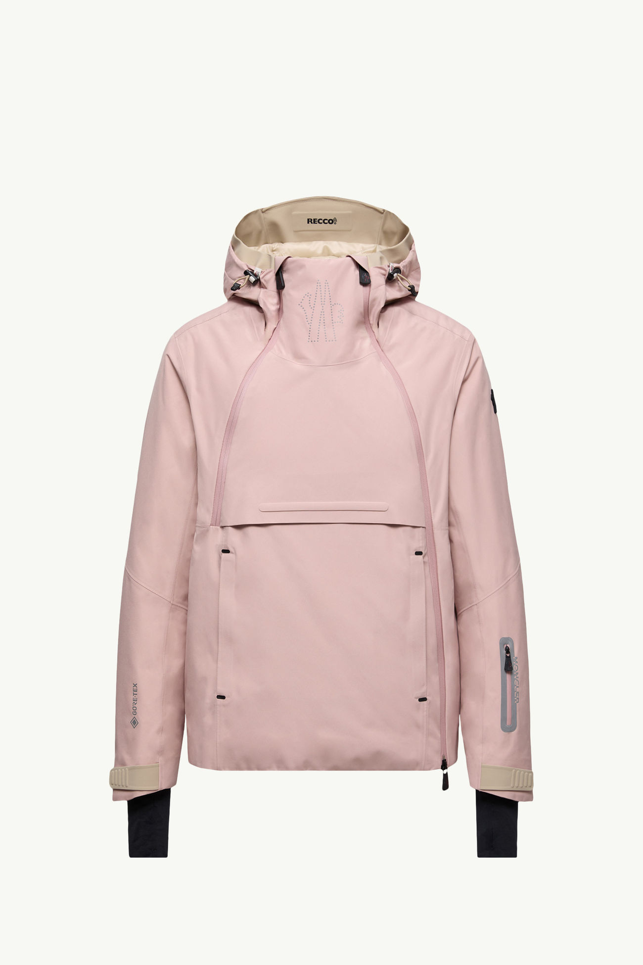 Ampay GORE-TEX連帽夾層滑雪外套 女士 粉紅色 Moncler 2