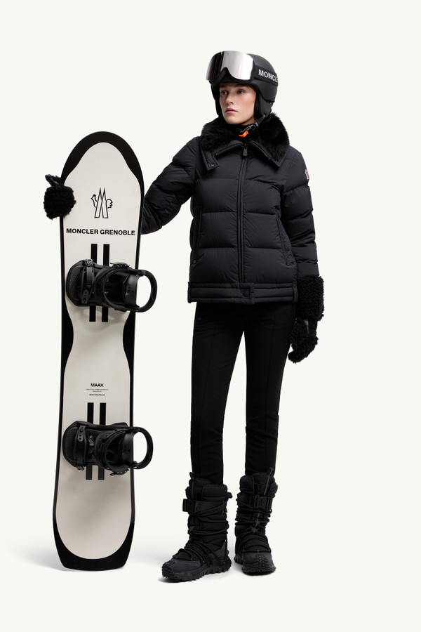 Arabbas Insulated Ski Jacket Women Black Moncler 0