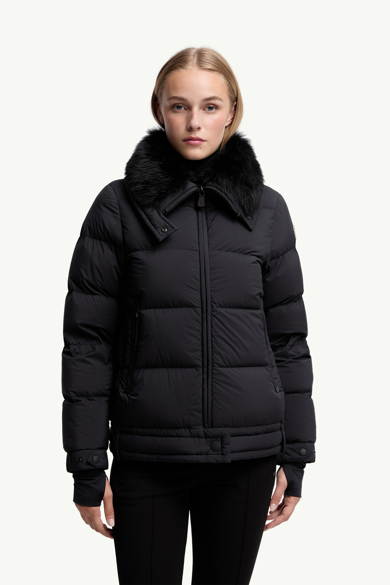 Arabbas Insulated Ski Jacket Women Black Moncler 3