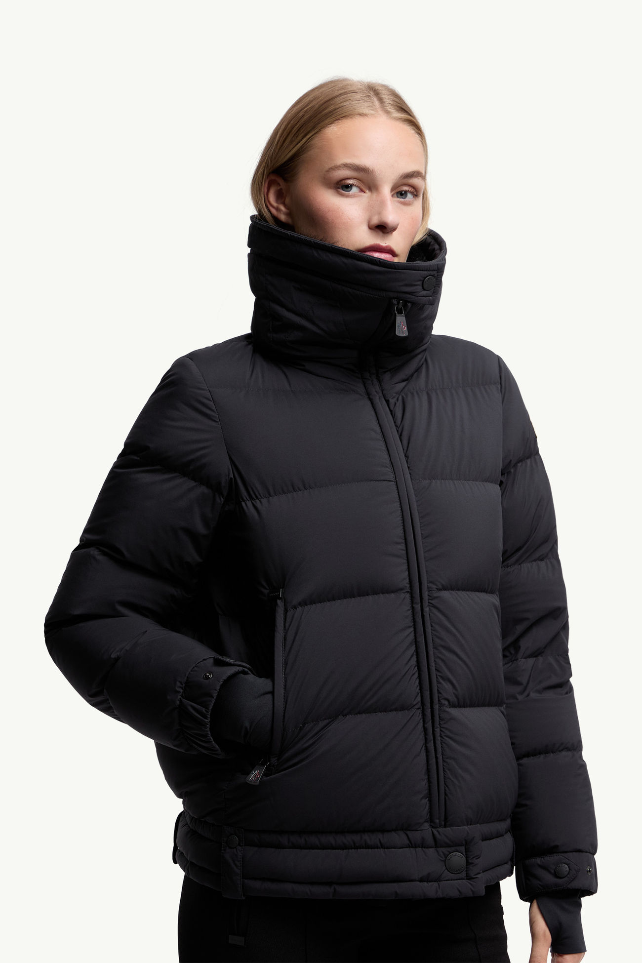 Piumino da sci Arabbas Donna Nero Moncler 5