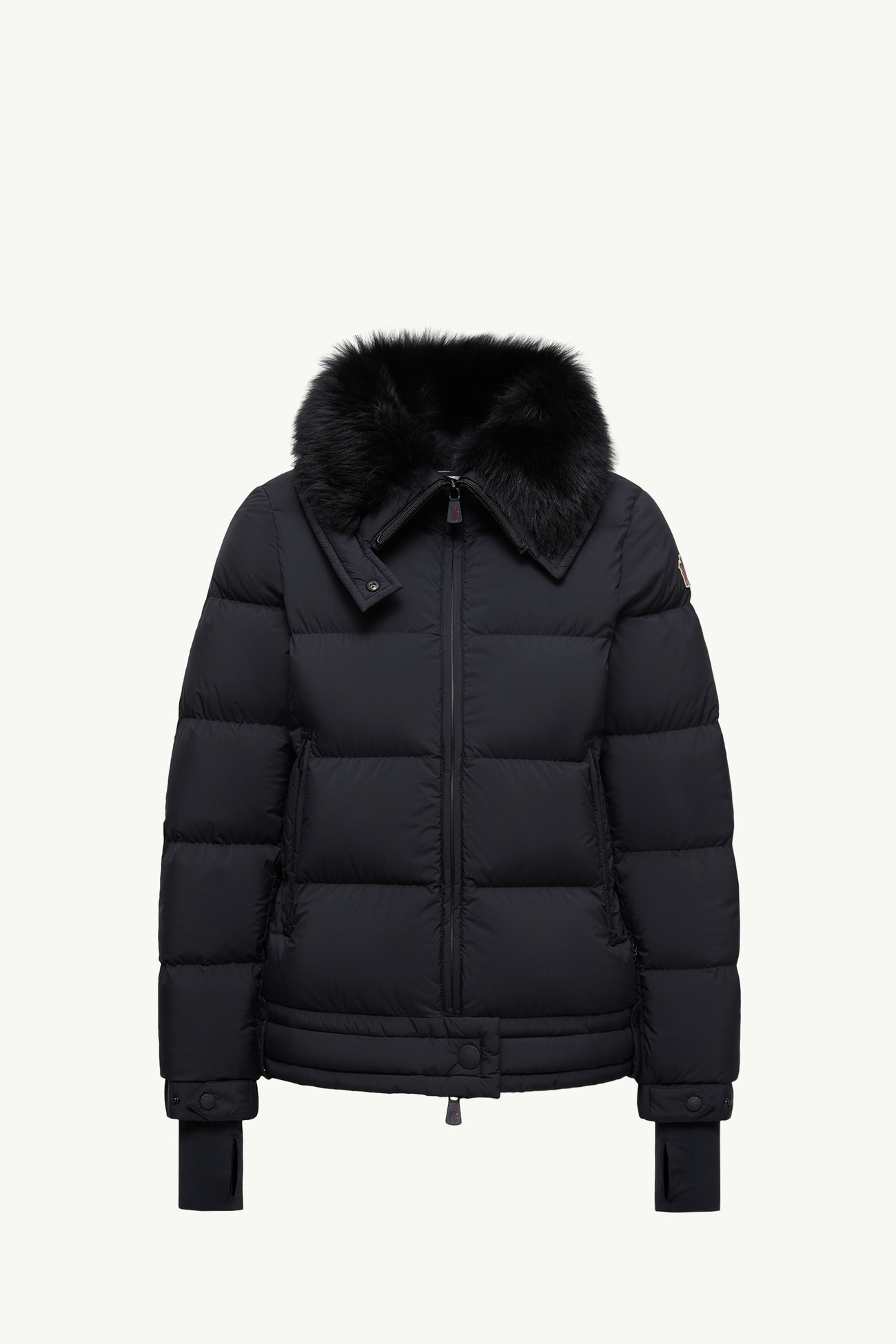 Arabbas Insulated Ski Jacket Women Black Moncler 2