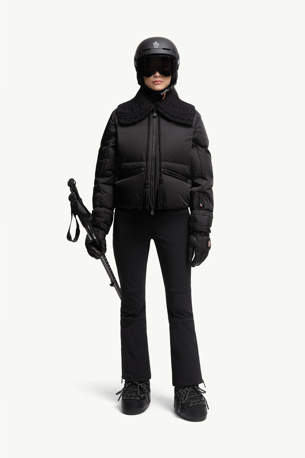 Veste de ski en duvet et laine Furtschellas Femmes Noir Moncler 0
