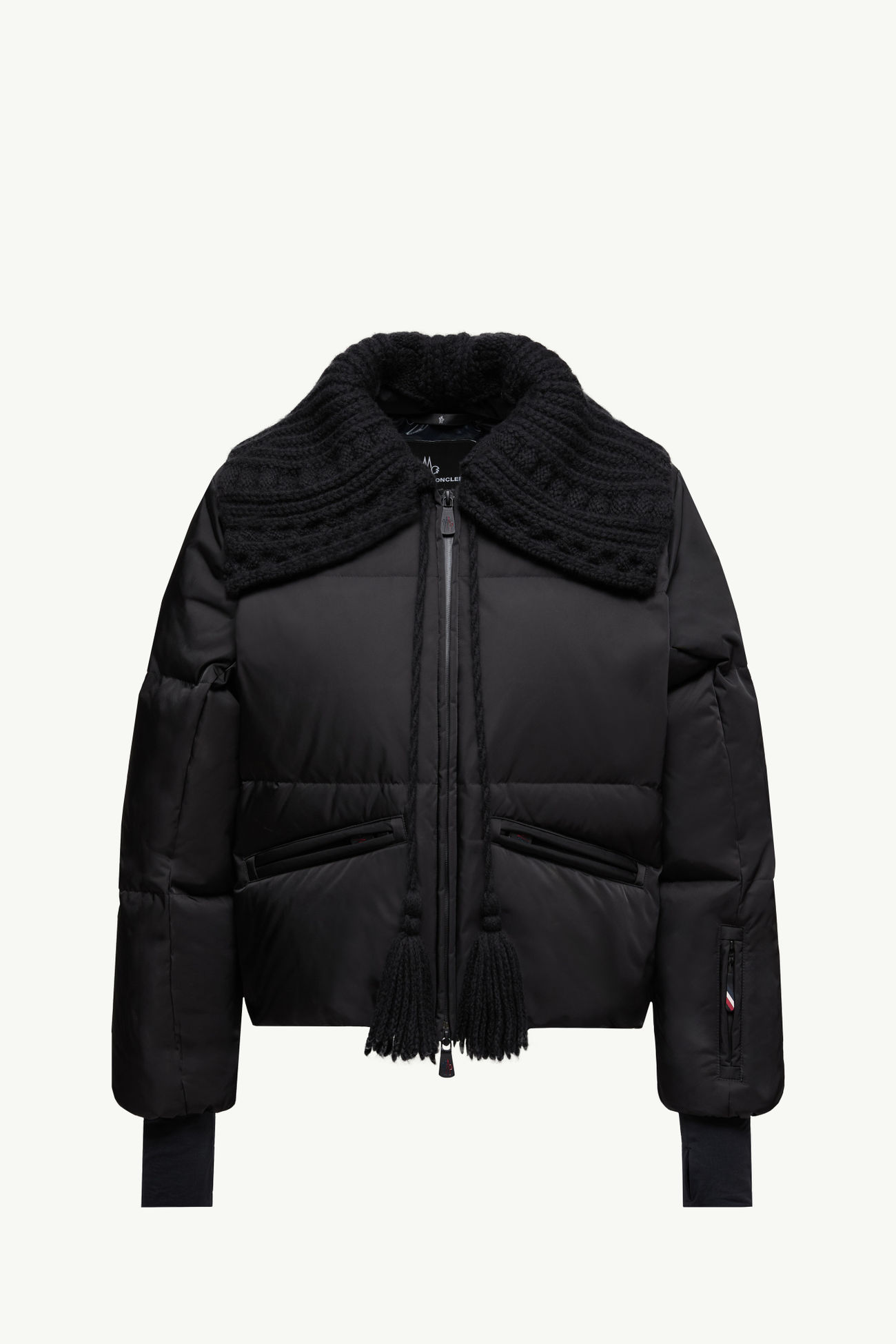 Furtschellas羊毛飾邊滑雪羽絨外套 女士 黑色 Moncler 2