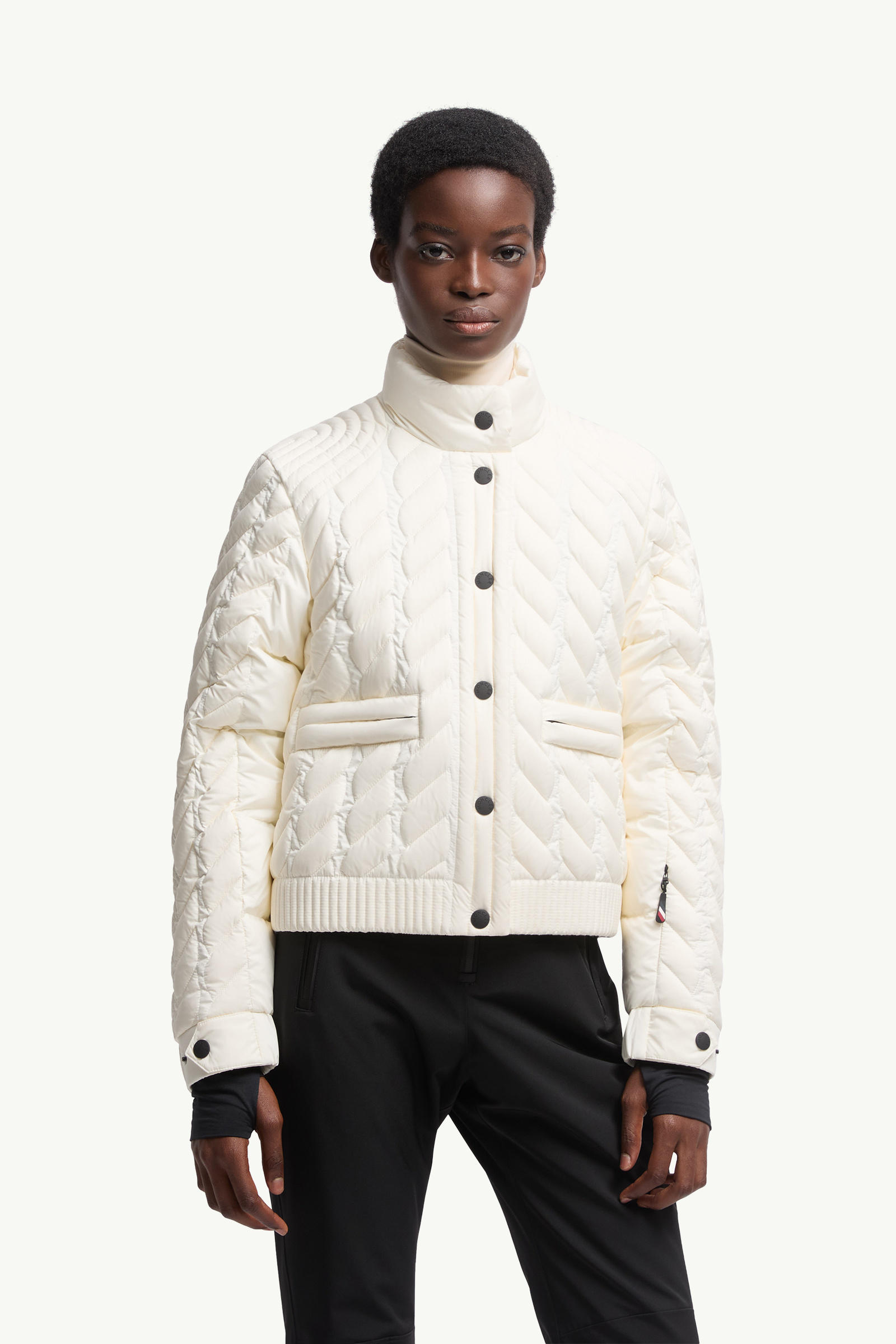 Anaga滑雪羽絨外套 女士 象牙白色 Moncler 3