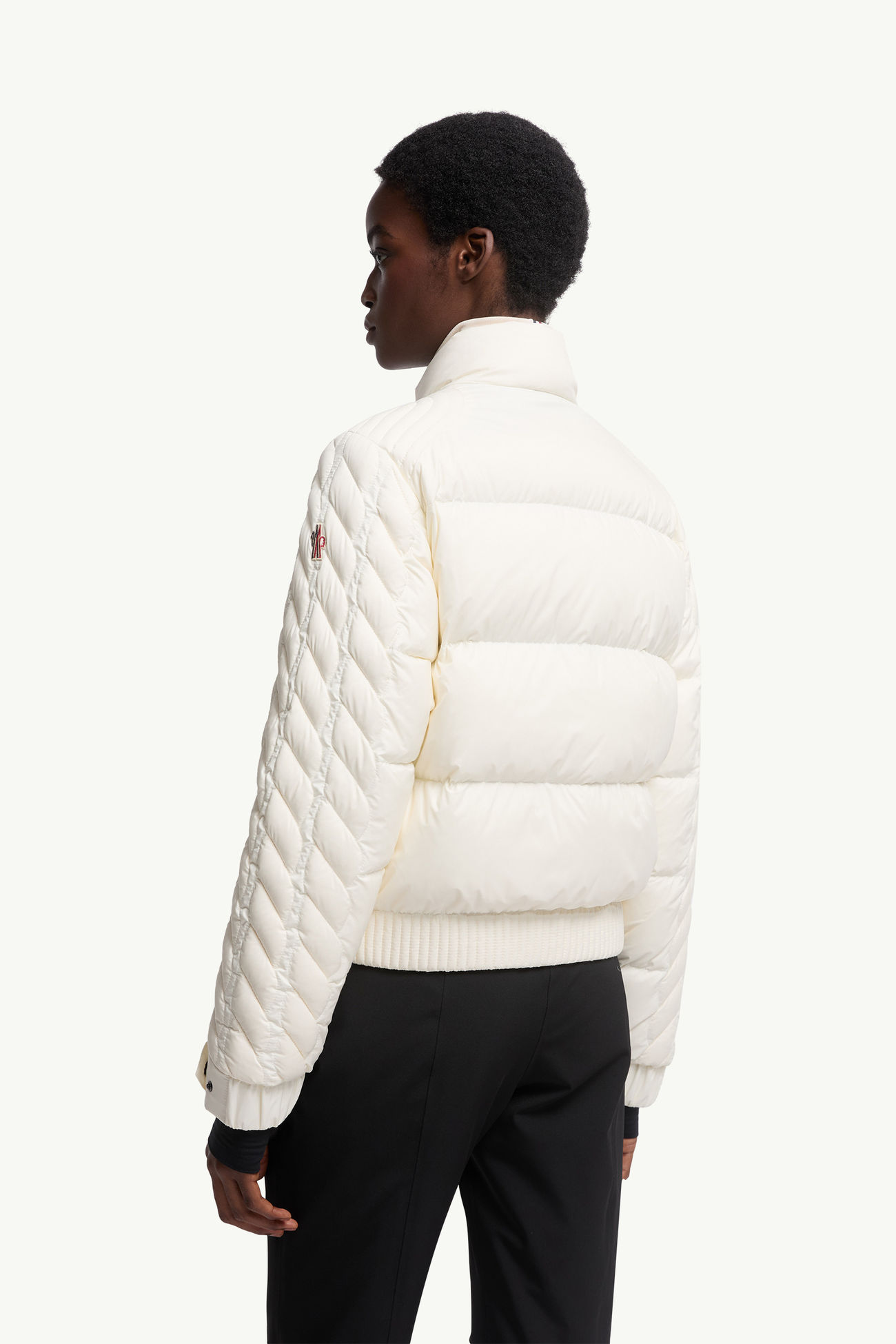 Giacca da Sci Imbottita Anaga Donna Bianco Avorio Moncler 4