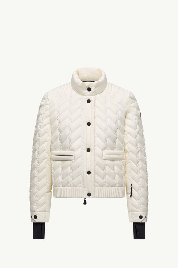 Anaga Daunen-Skijacke Damen Weiß-Elfenbein Moncler 2
