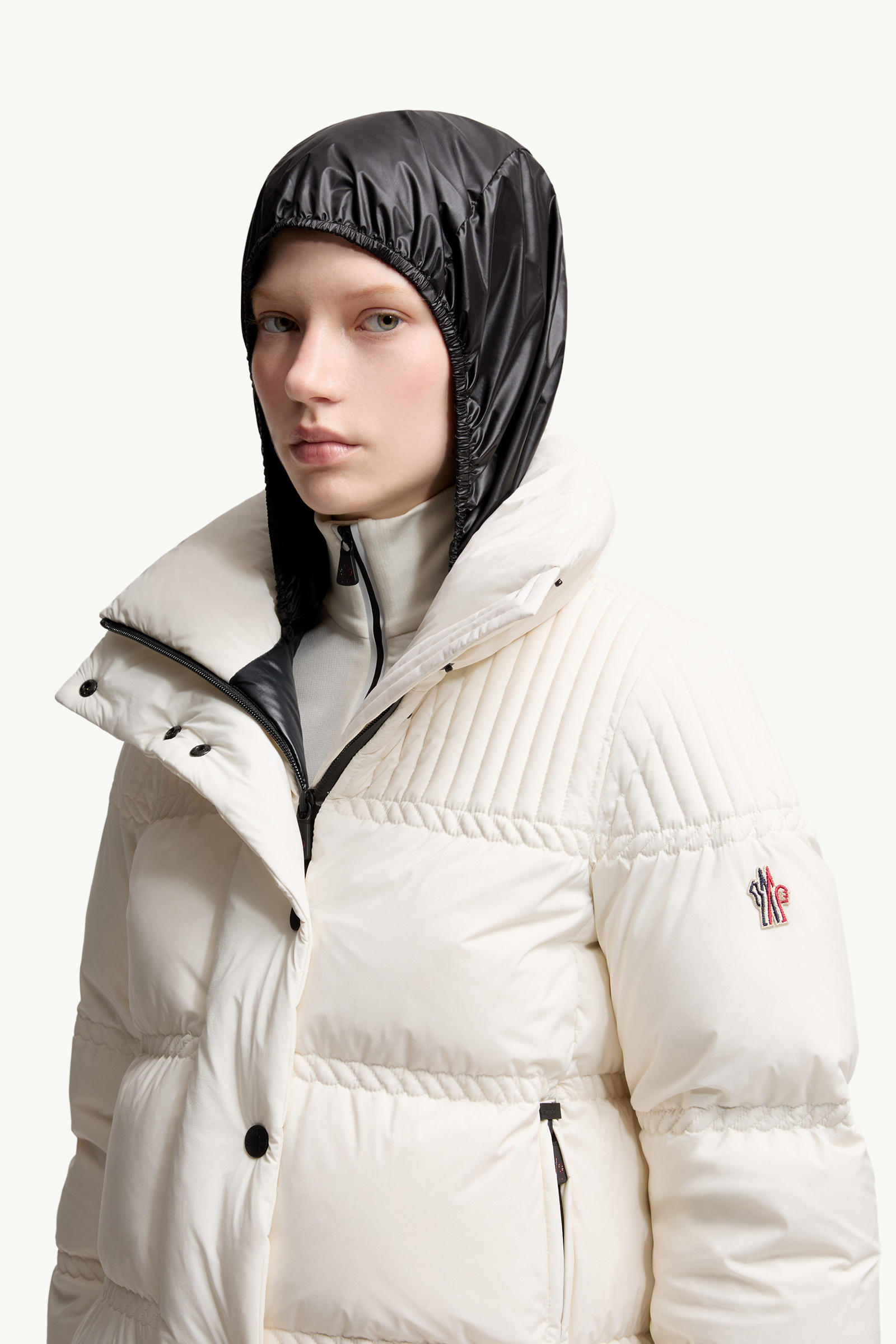 Anglin Down Ski Jacket Women White Moncler 6