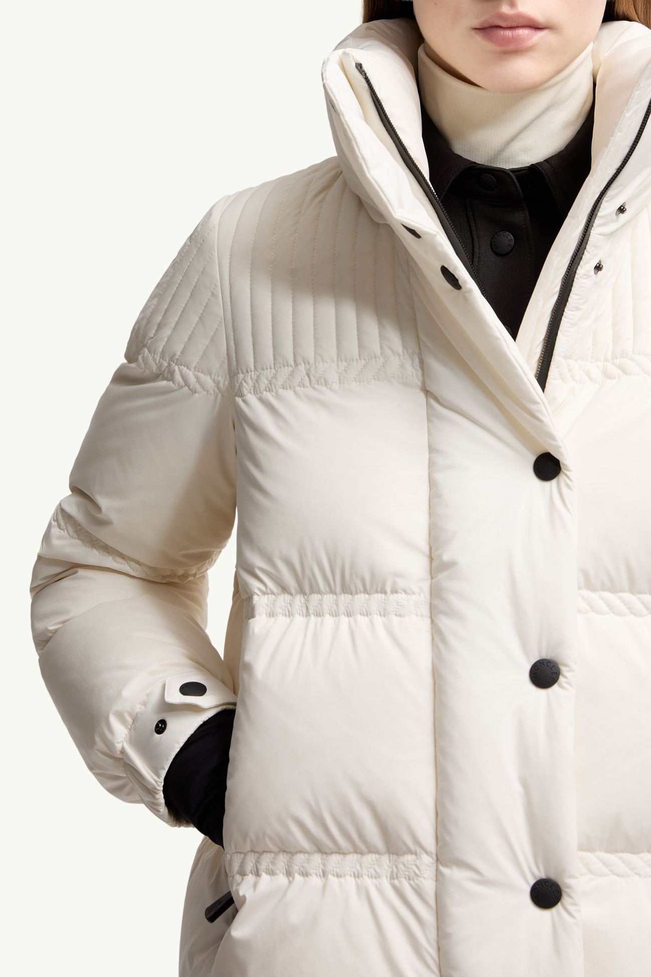 Anglin Insulated Ski Jacket Women White Moncler 7