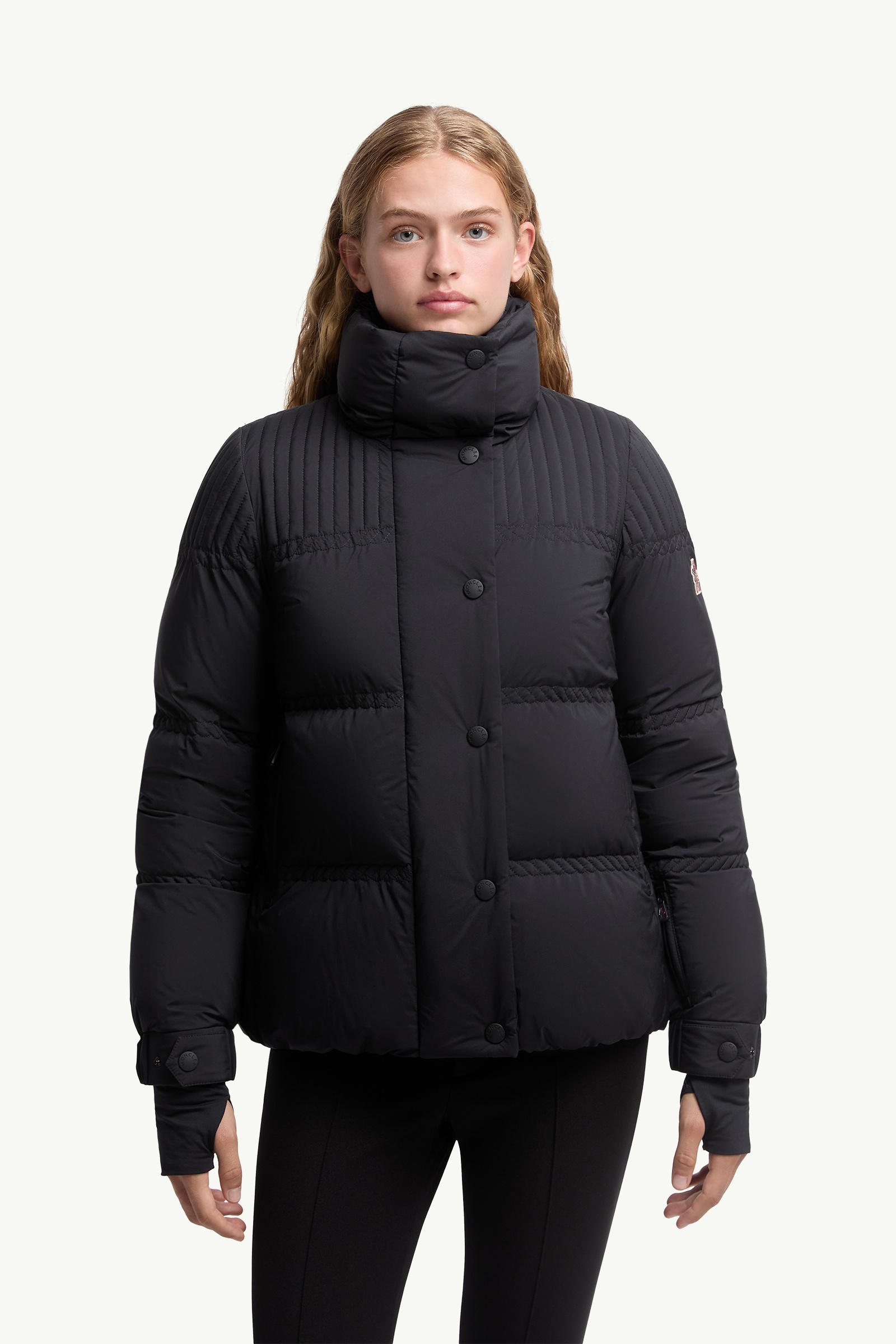 Anglin Down Ski Jacket Women Black Moncler 3