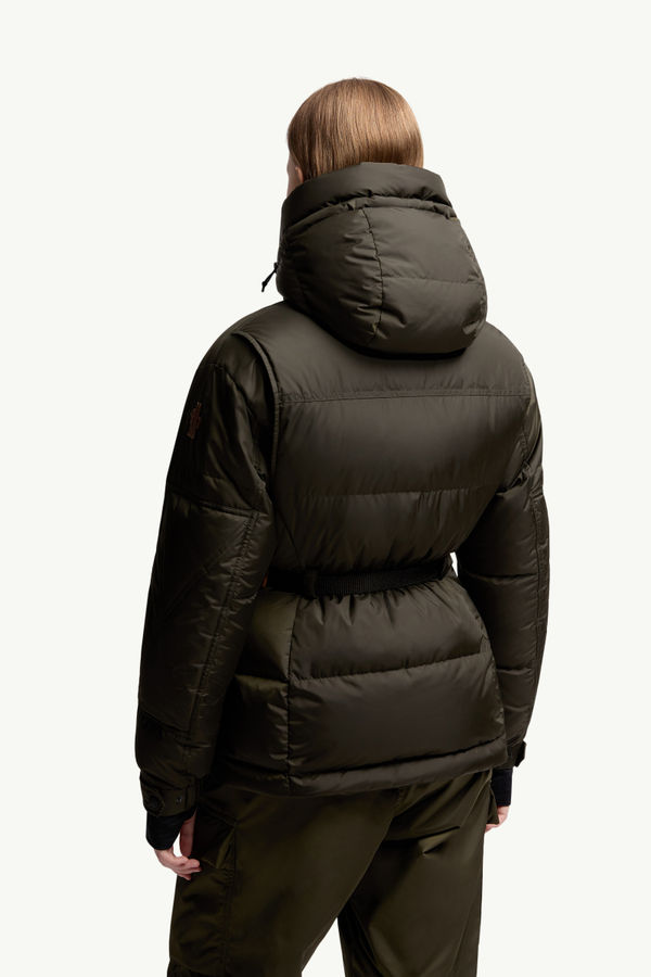 Doudoune de ski Salastrains à ceinture Femmes Vert Olive Moncler 4