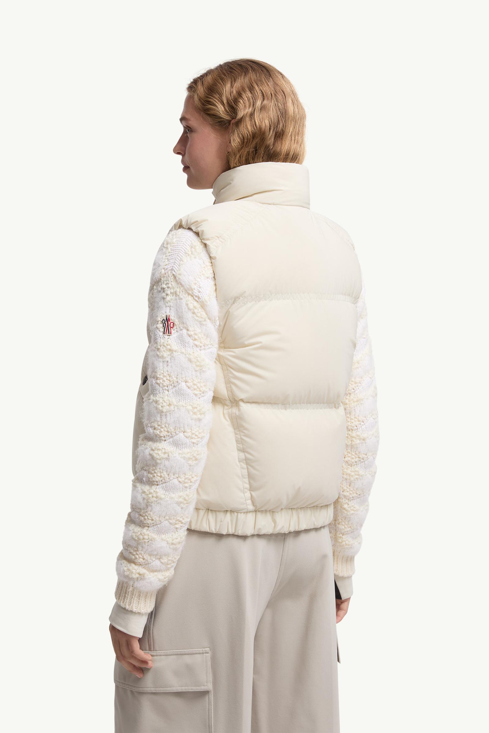 Light Beige Baise Down Vest - Vests for Women | Moncler US